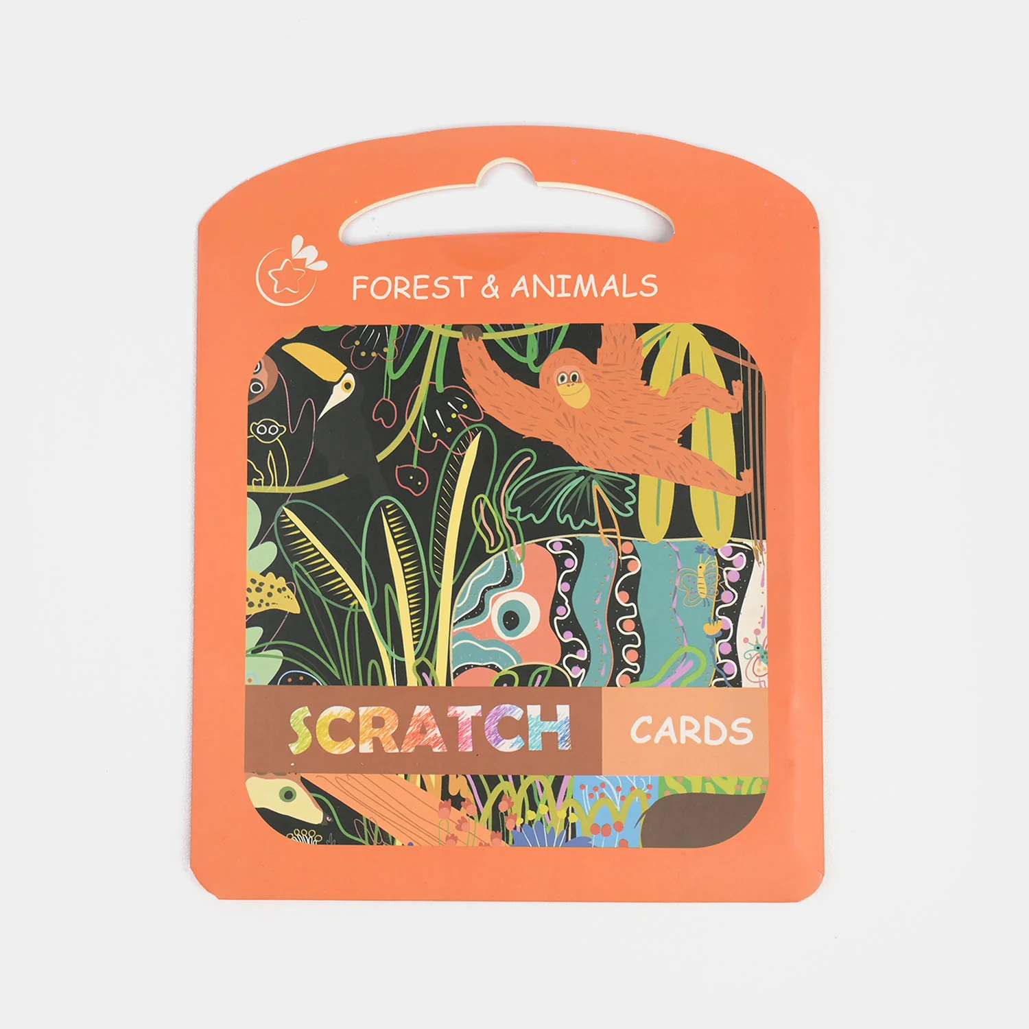 Forest & Animals Scratch Cards – Creative, Fun & Mess-Free Activity for Kids