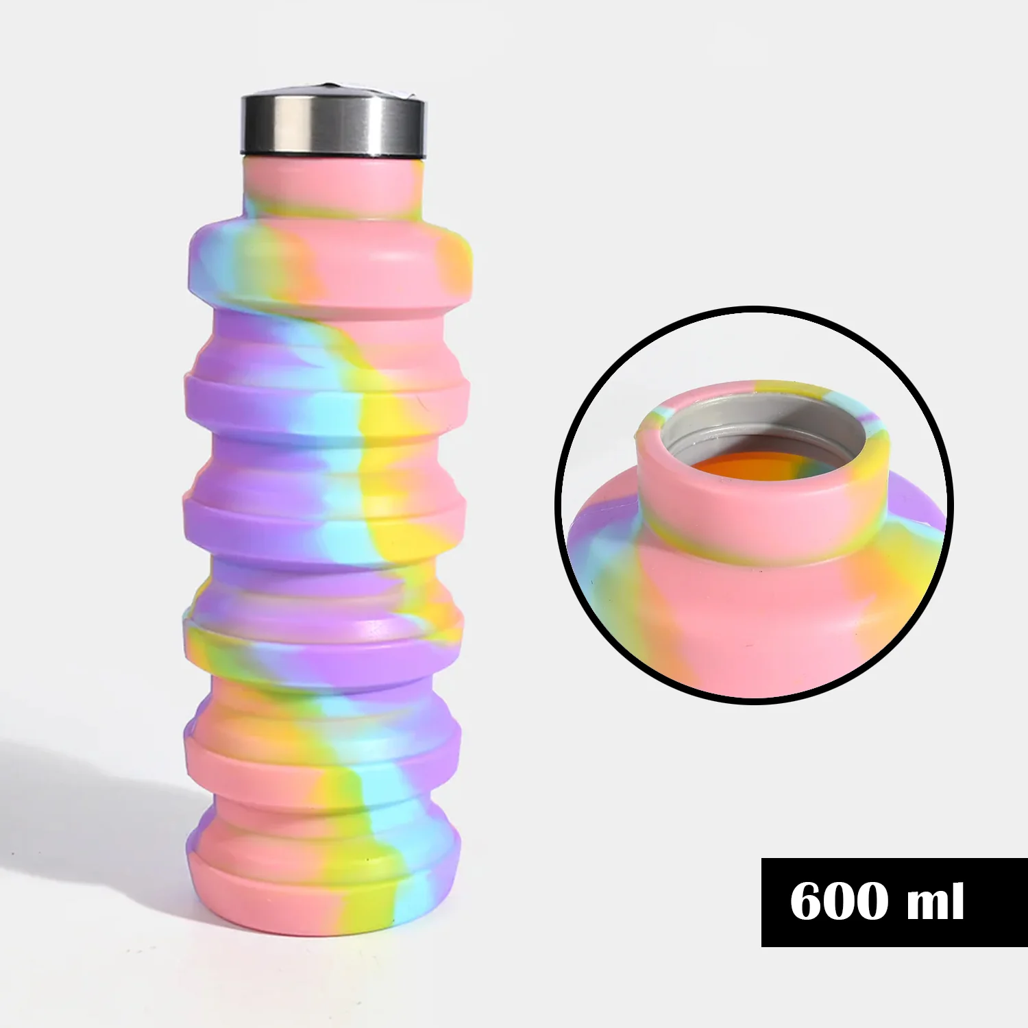 Collapsible Silicone Water Bottle for Kids | 500ml