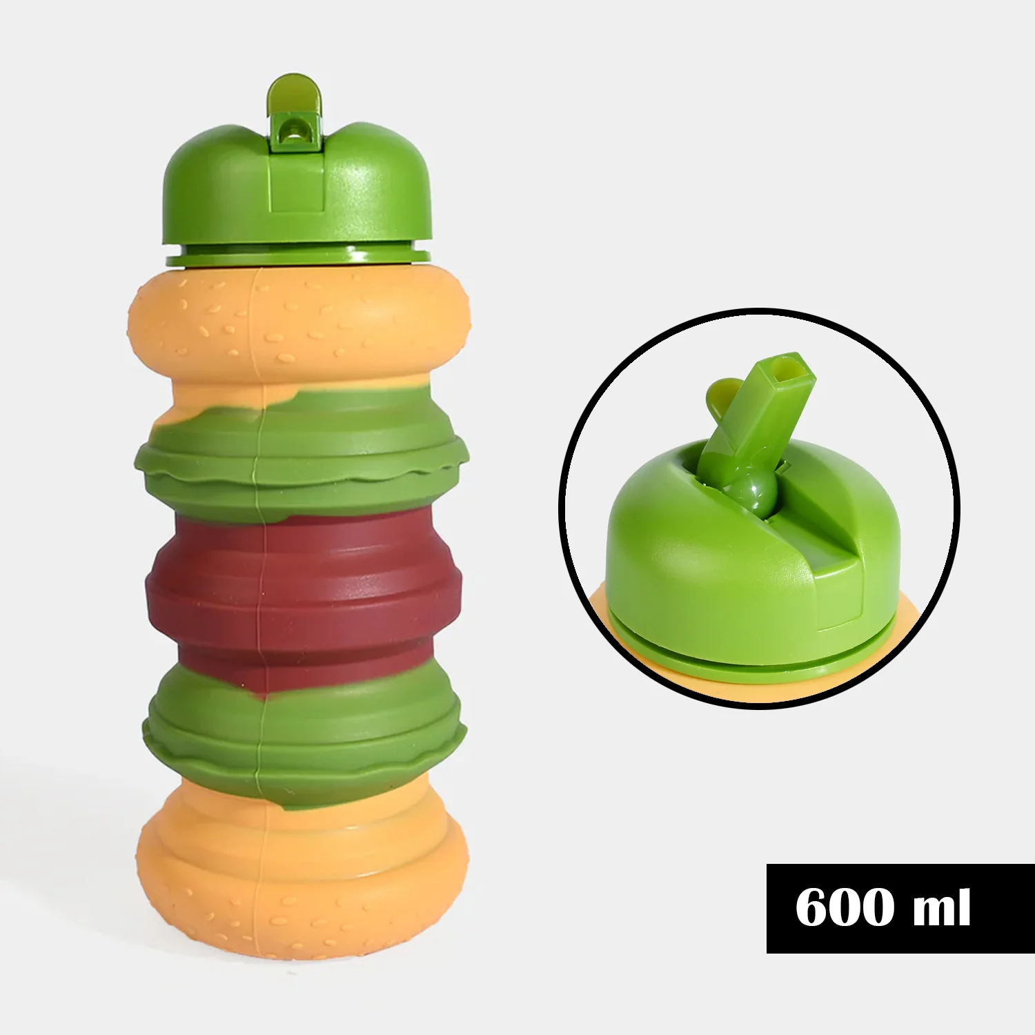 Collapsible Silicone Water Bottle for Kids | 500ml
