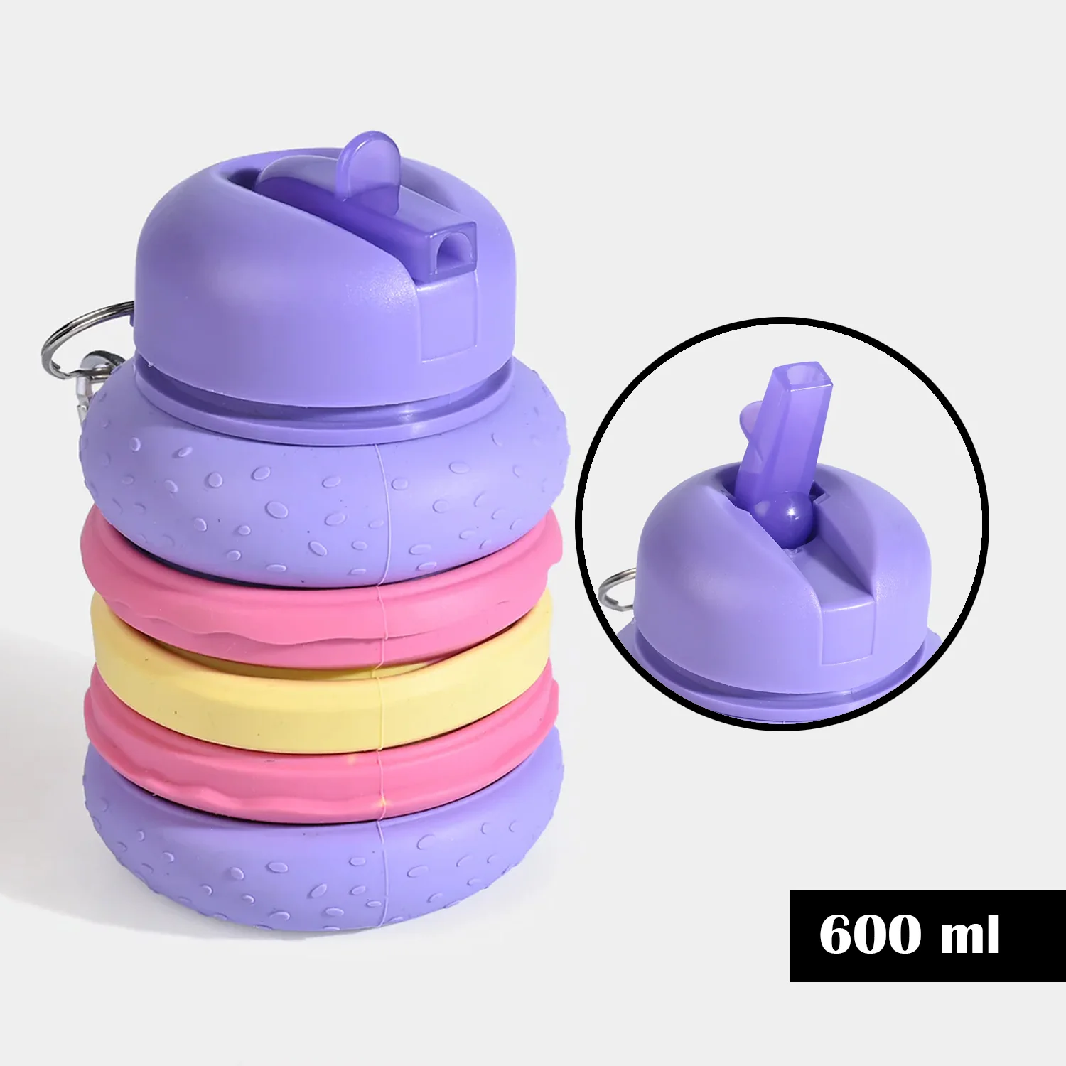 Collapsible Silicone Water Bottle for Kids | 500ml