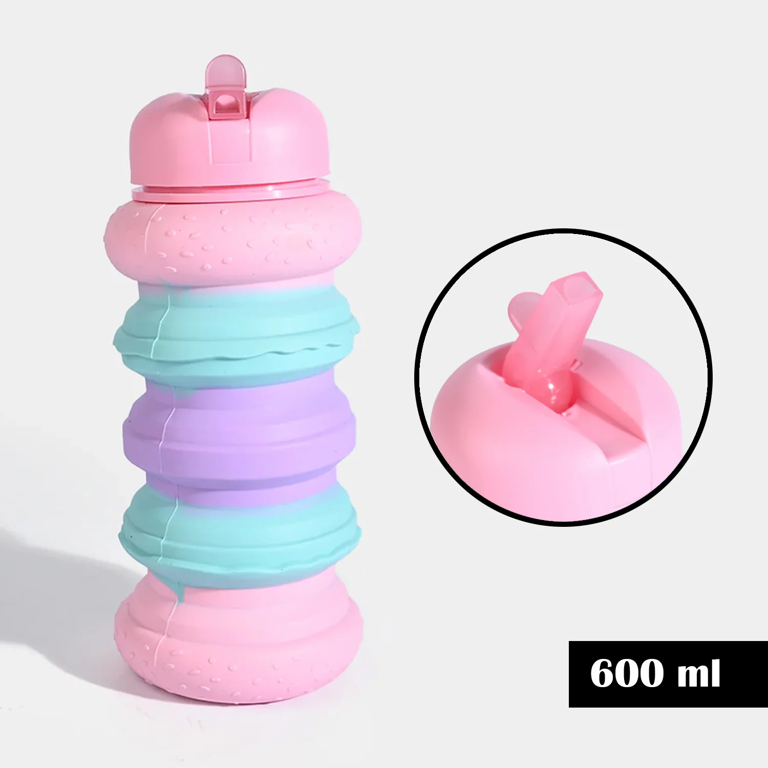 Collapsible Silicone Water Bottle for Kids | 500ml