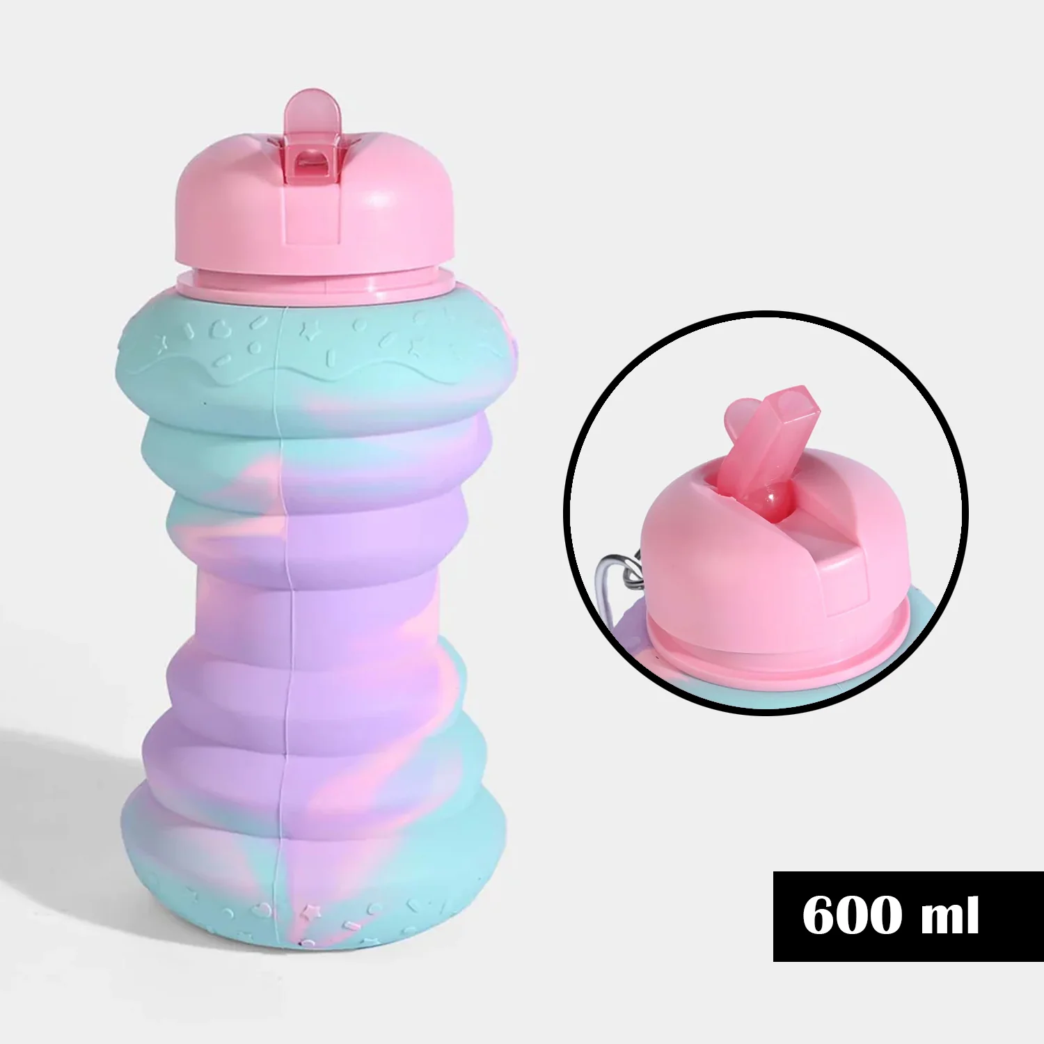 Collapsible Silicone Water Bottle for Kids | 500ml