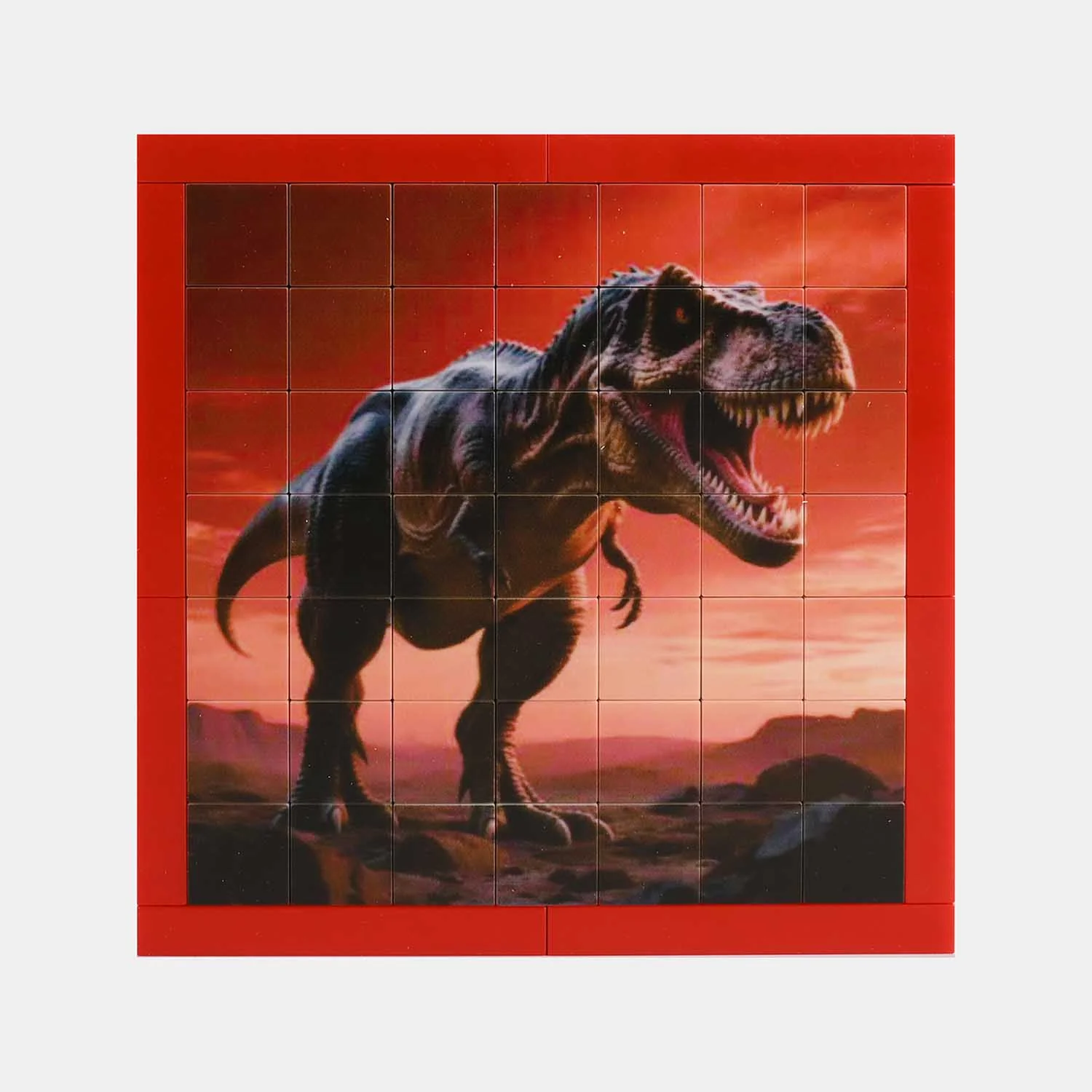 Simulated Dinosaur Puzzle Block Set - Image 2