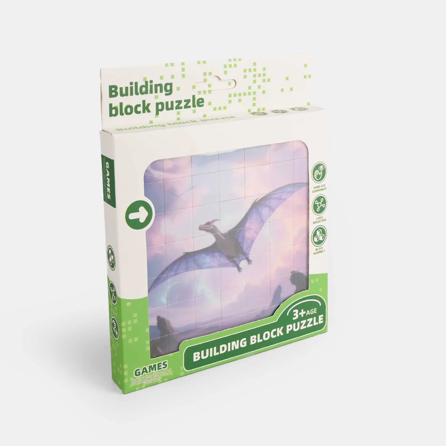 Simulated Dinosaur Puzzle Block Set - Image 3