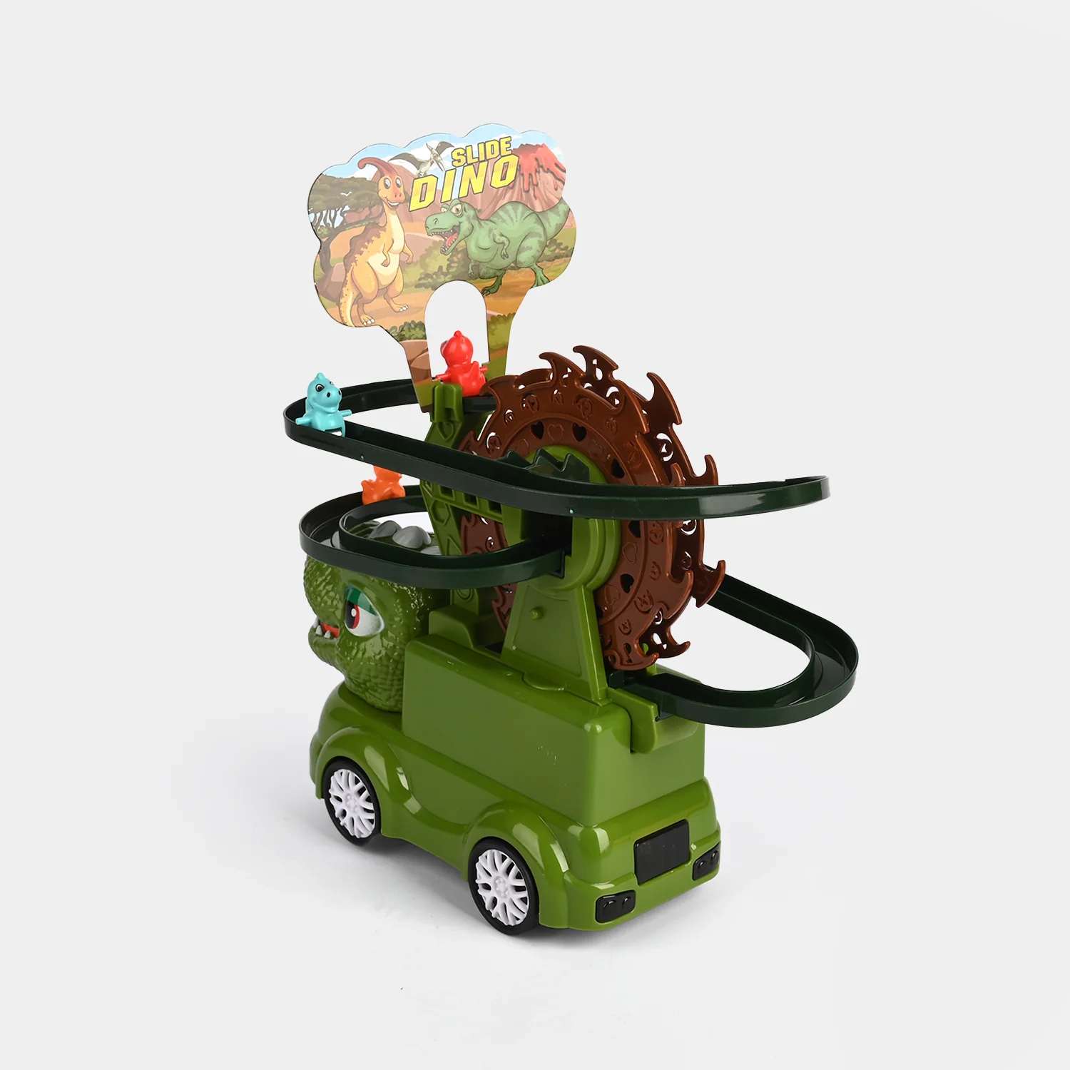 Electric Dinosaur Sliding Track & Escalator Toy with Light & Sound - Image 6