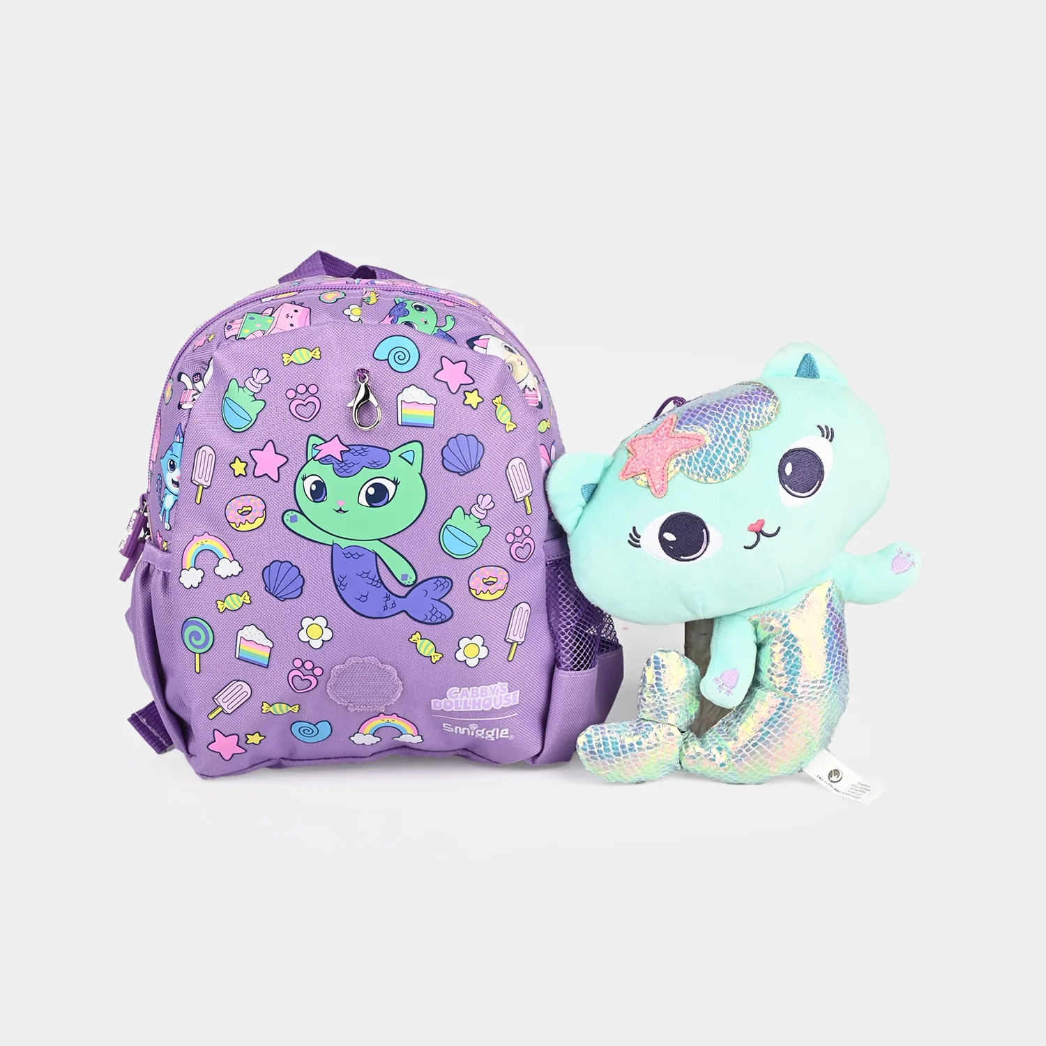 Kids Plush Backpack with Soft Toy - Image 2
