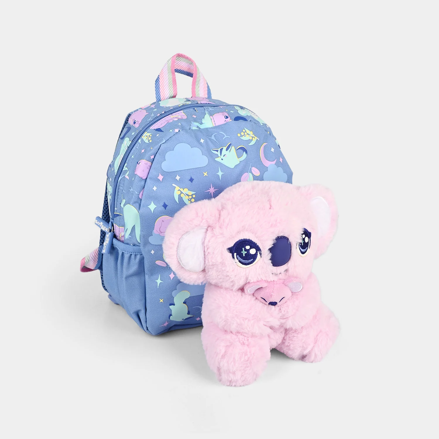 Kids Plush Backpack with Soft Toy