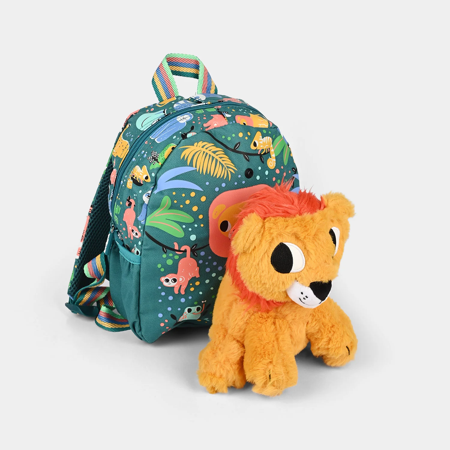 Kids Plush Backpack with Soft Toy