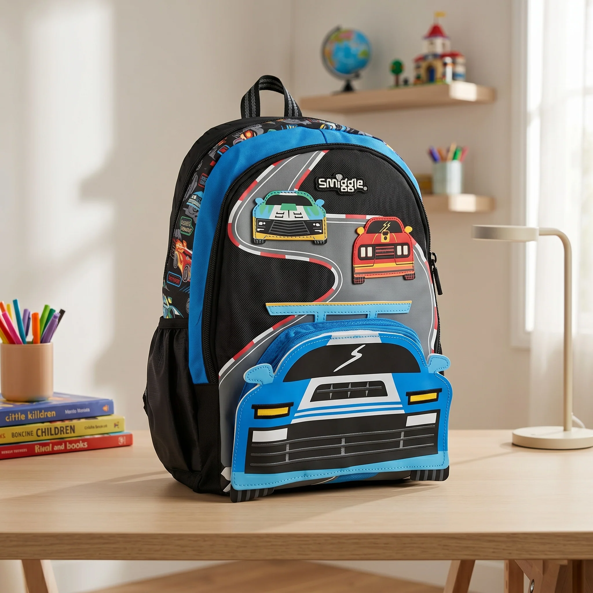 Smiggle 17" School Backpack for Kids | Grade 2-5