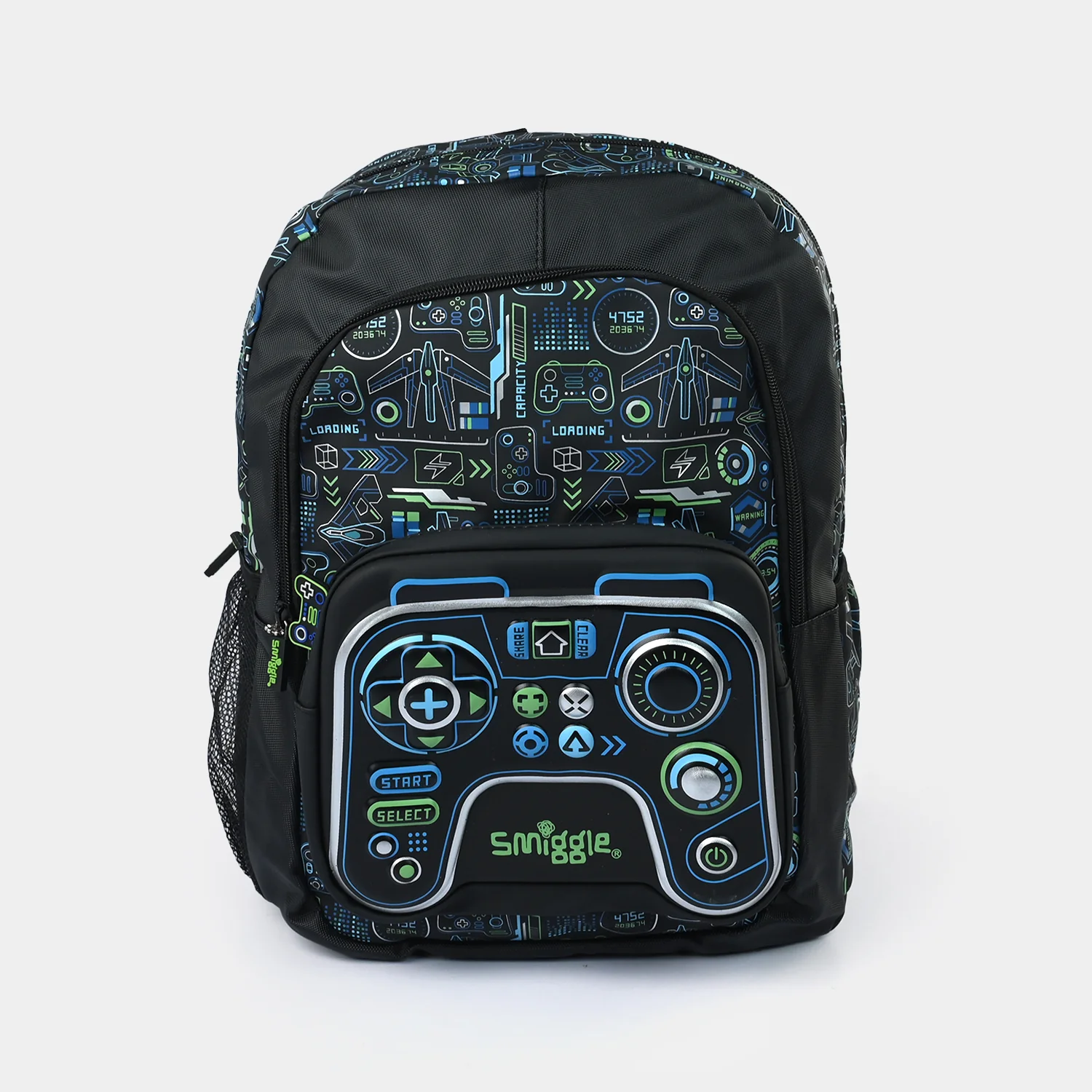 Smiggle 17" School Backpack | Grade 2-5 - Image 3