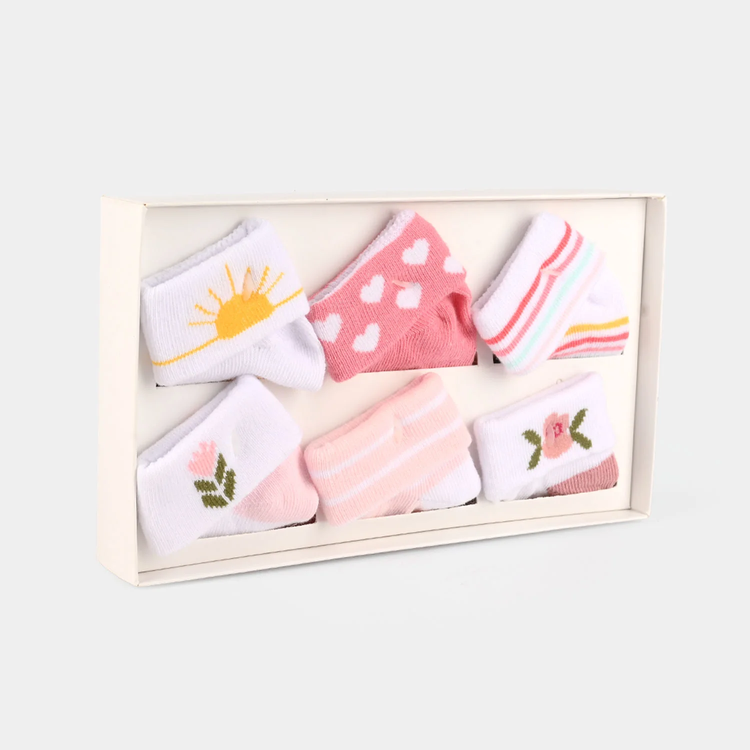 Baby Socks Set (6 Pairs) | 0-9M - Image 2