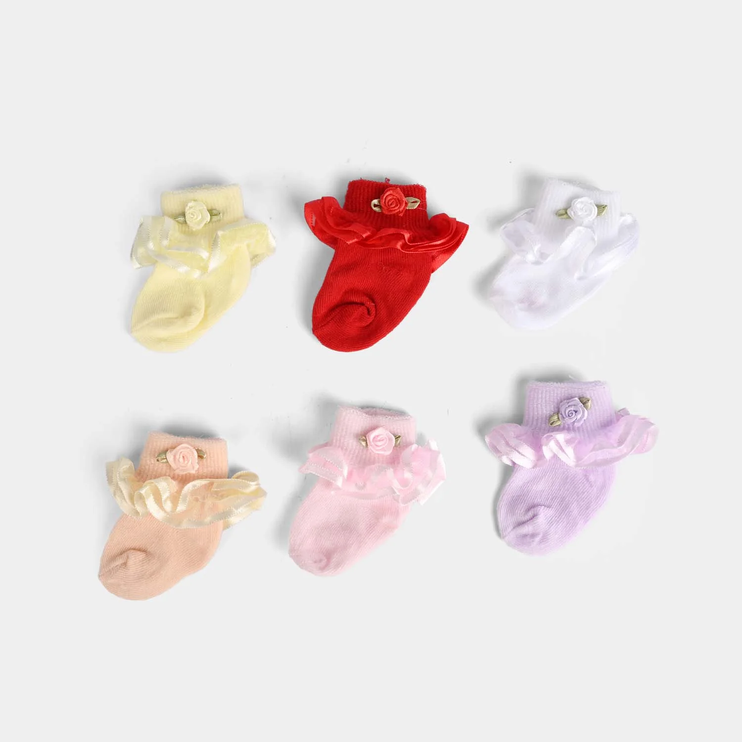 Baby Frill Socks - Pack Of 6 - Image 2