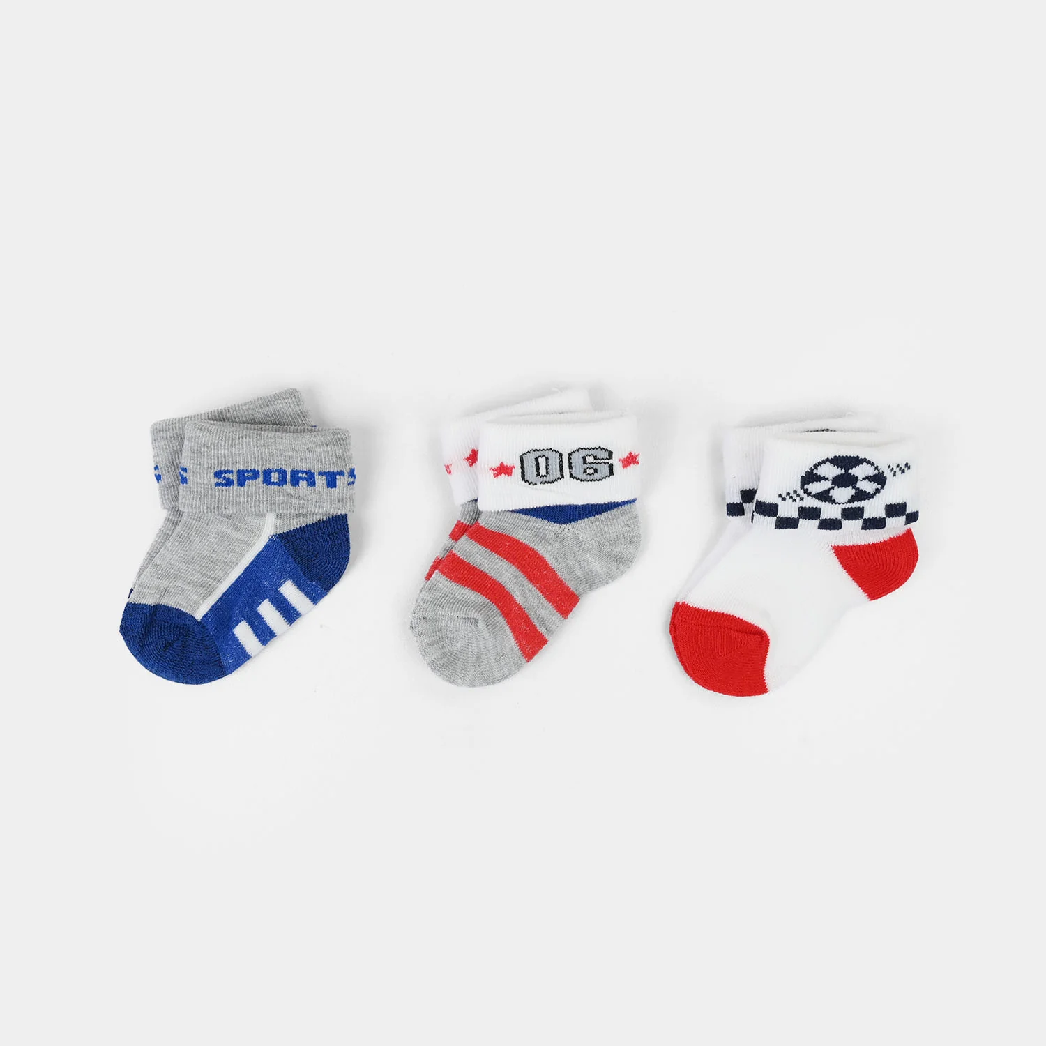 BABY SOCKS PACK OF 3 | 6-12M