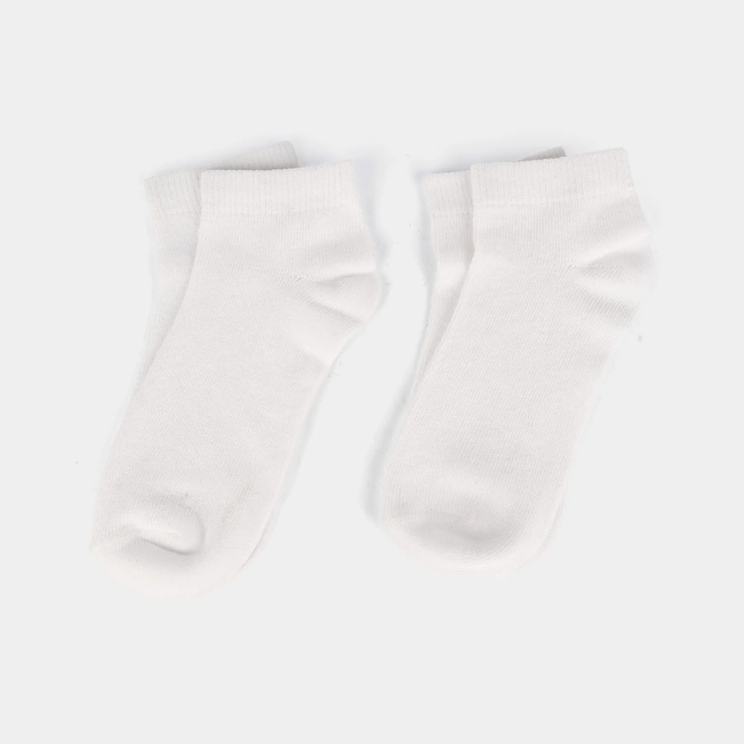 Socks Pack Of 2 Ankle Basic-White