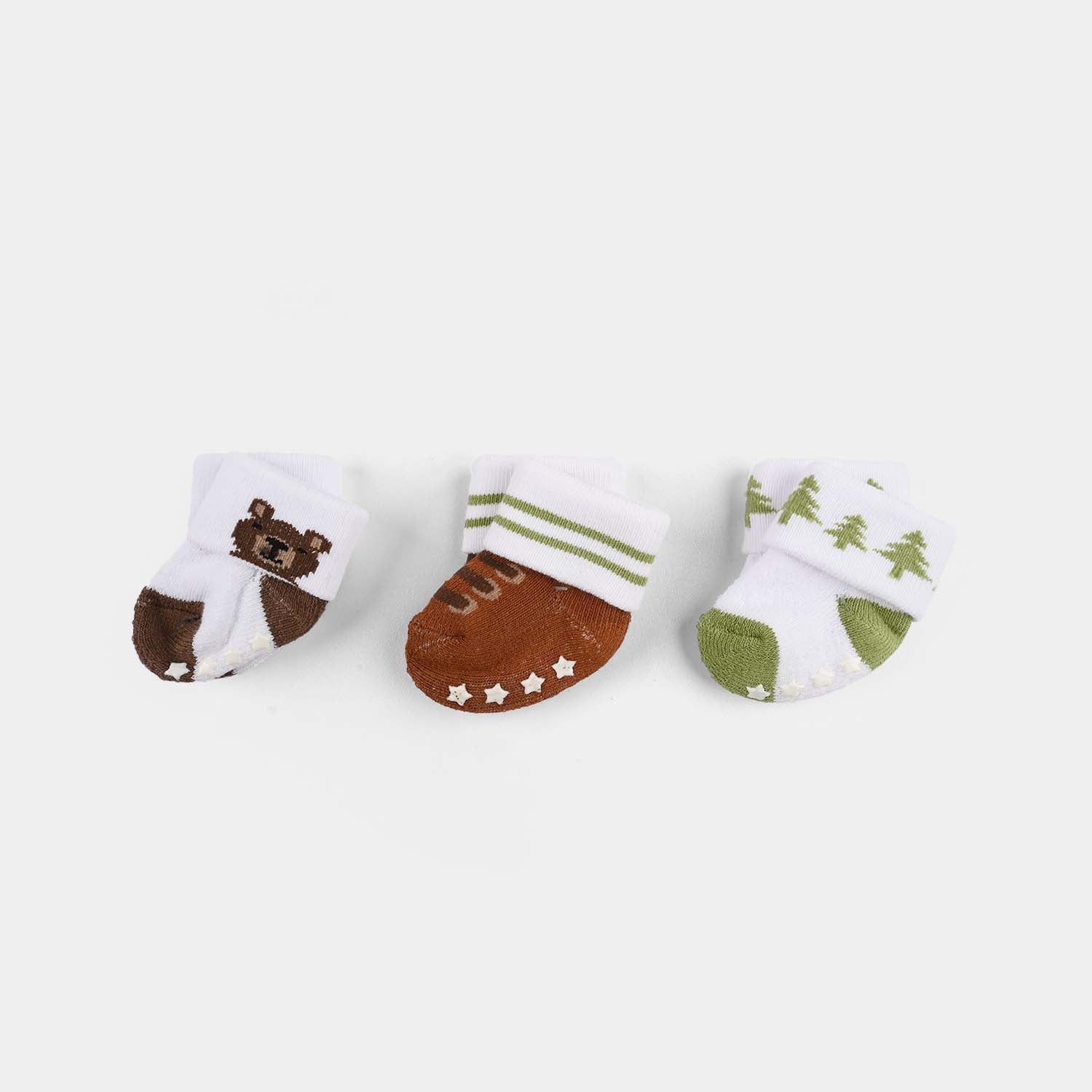Baby Socks Set (3 Pairs) | 0-6M