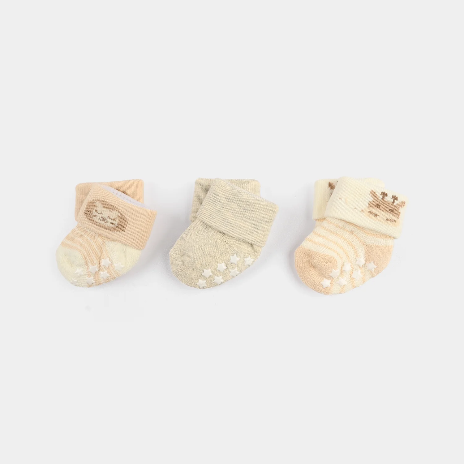 Baby Socks Set (3 Pairs) | 0-6M