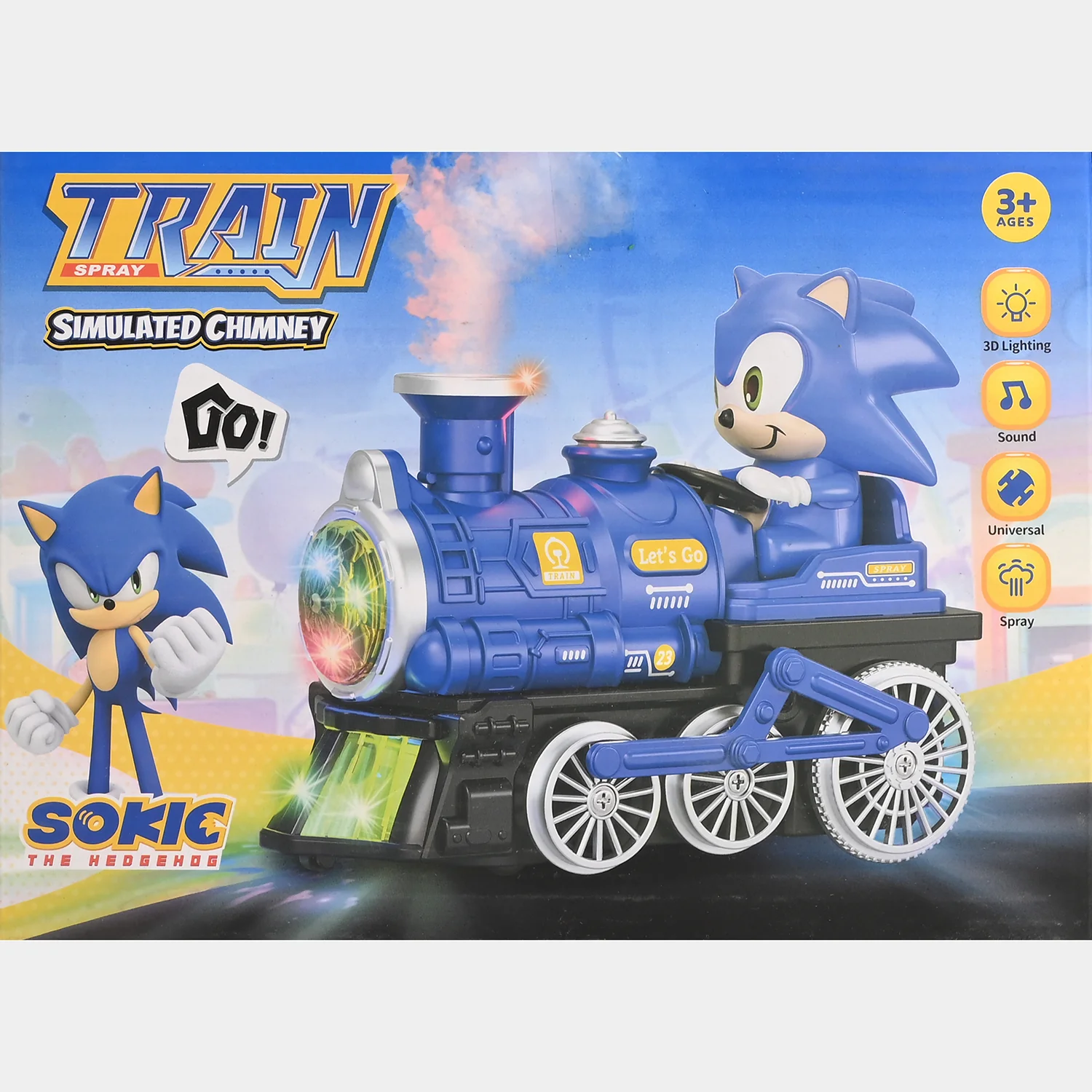 Universal Electric Spray Train with Light & Music - Image 7