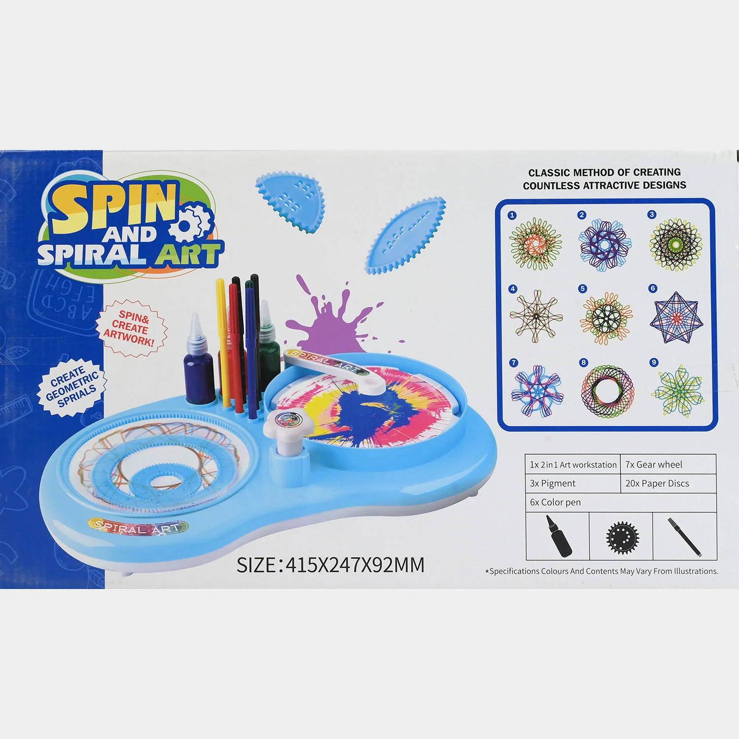 2-in-1 Creative Spin and Spiral Art - Image 11