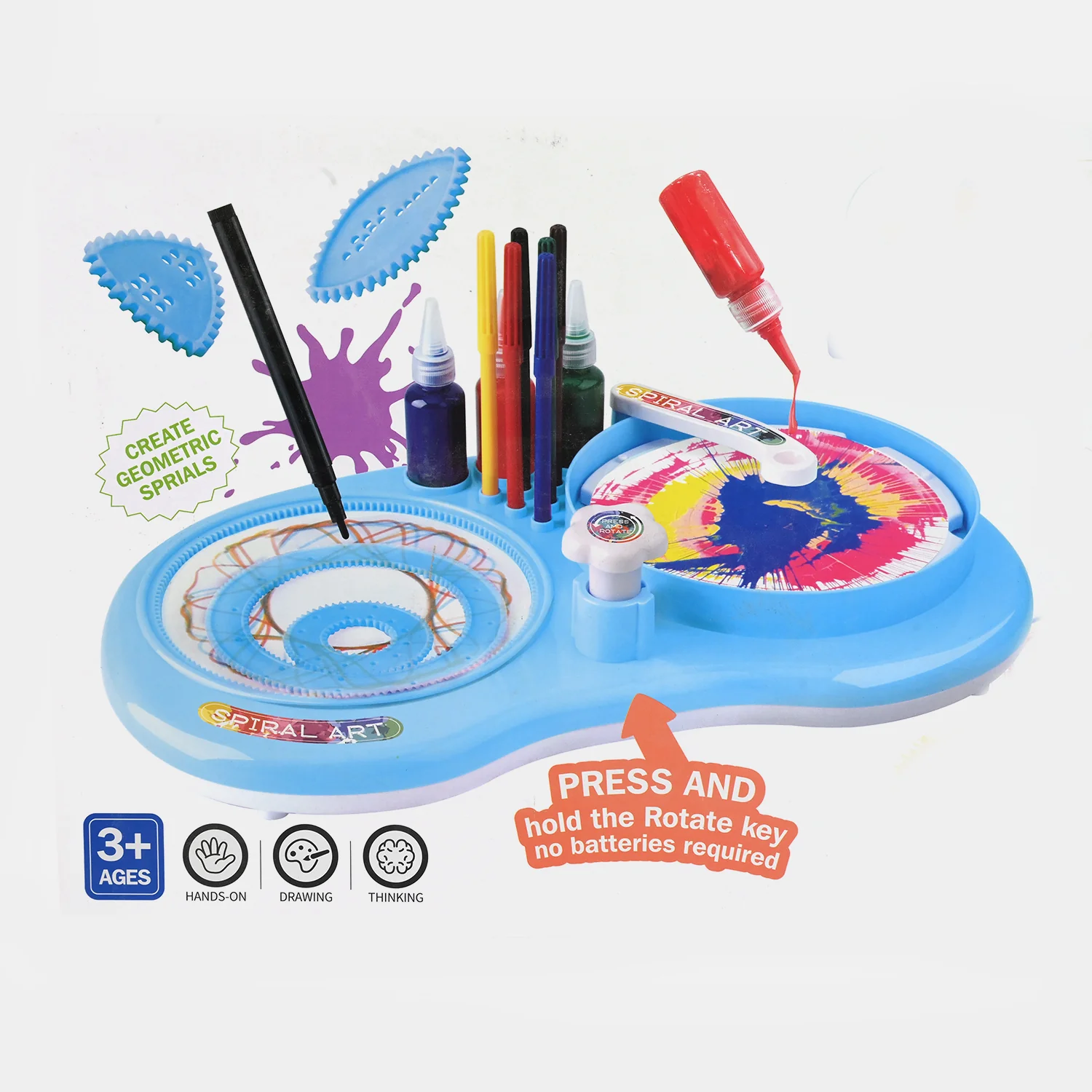 2-in-1 Creative Spin and Spiral Art - Image 9