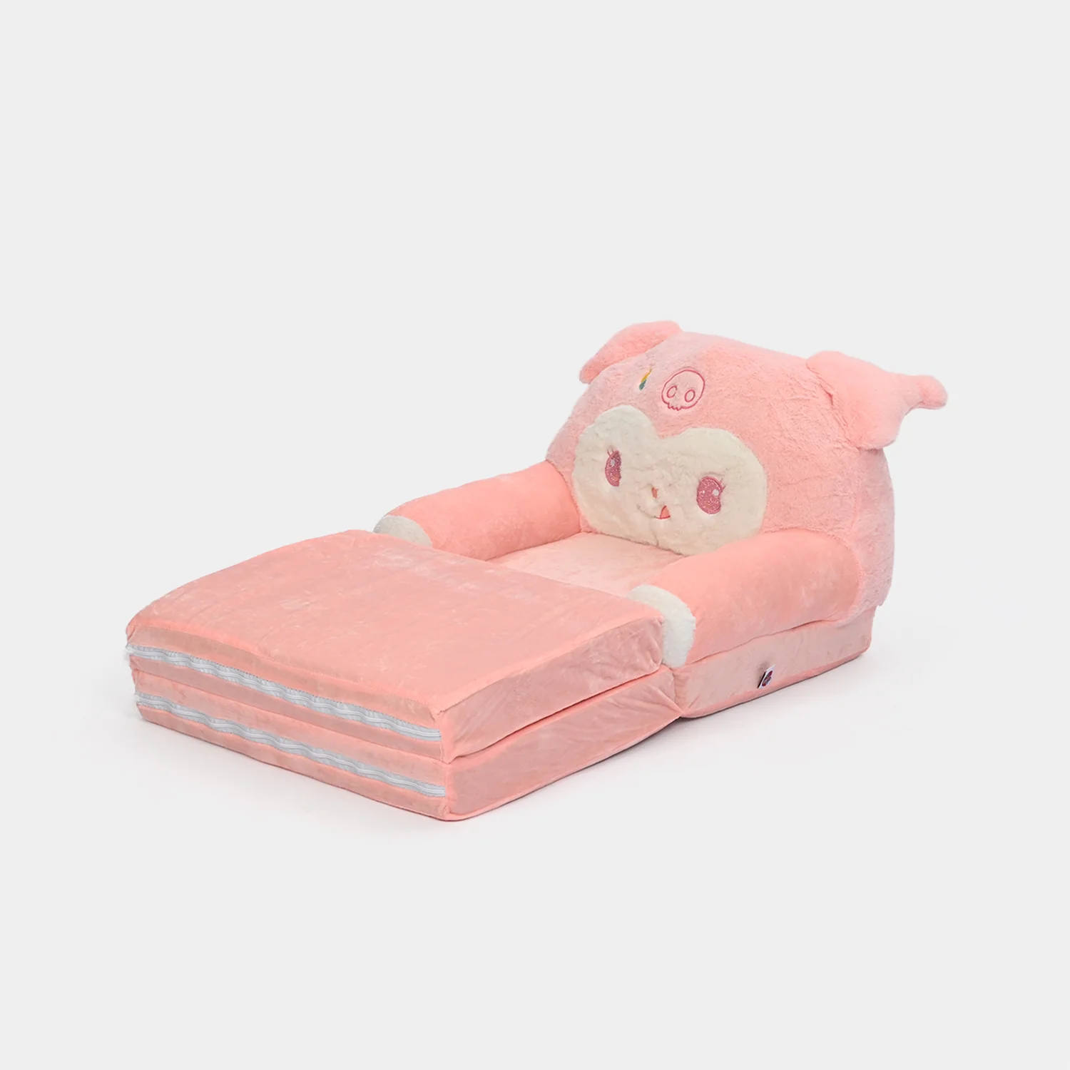 Adorable Kids Foldable Sofa Seat - 18M+ | 1465-Peach - Image 2