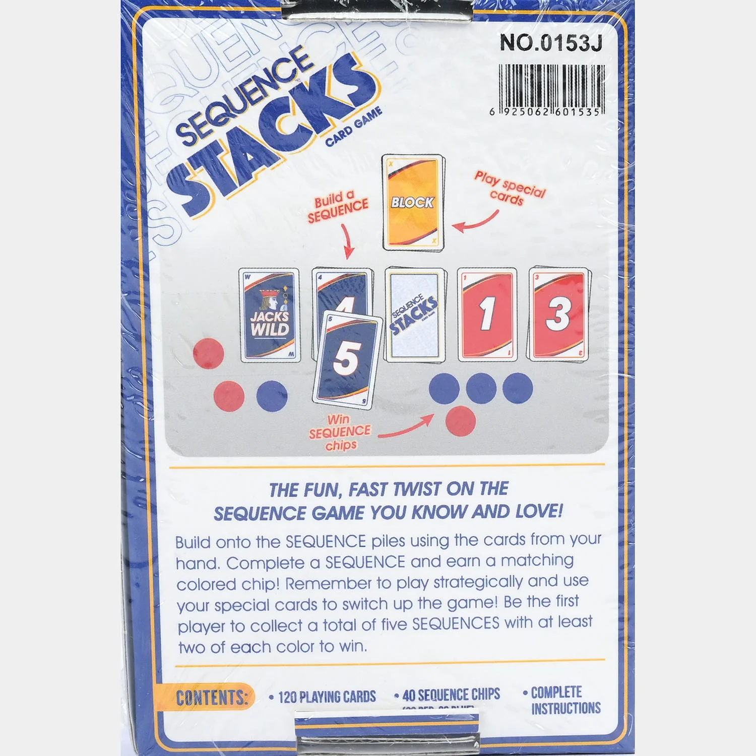 Sequence Stacks Strategy Board Game - Image 4