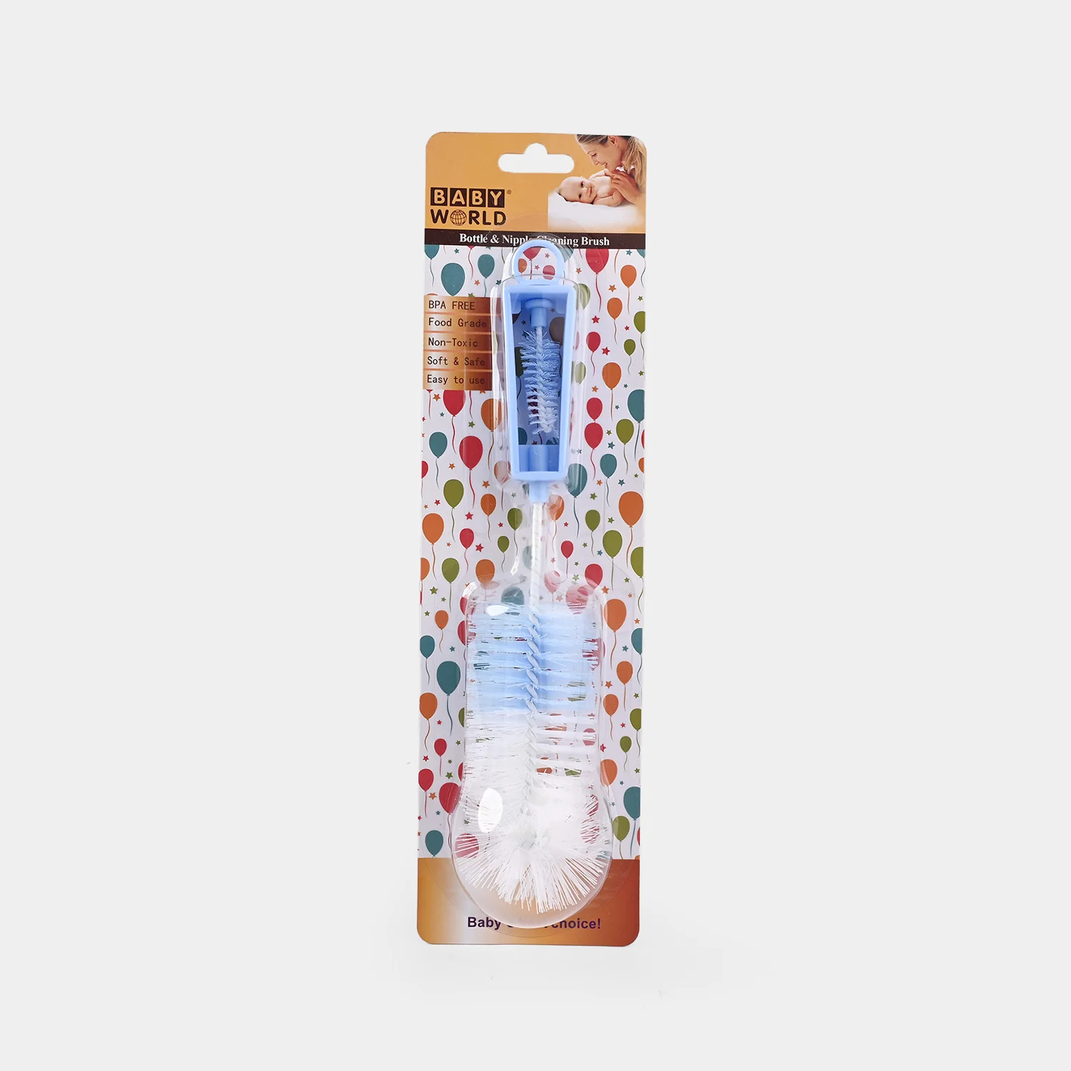 Feeding Bottle & Nipple Brush | 7373 Blue