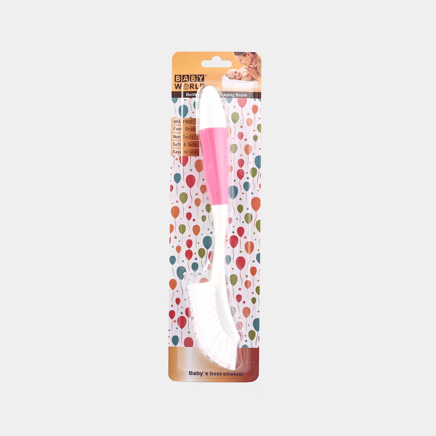 Feeding Bottle Cleaning Brush | 7375 Pink