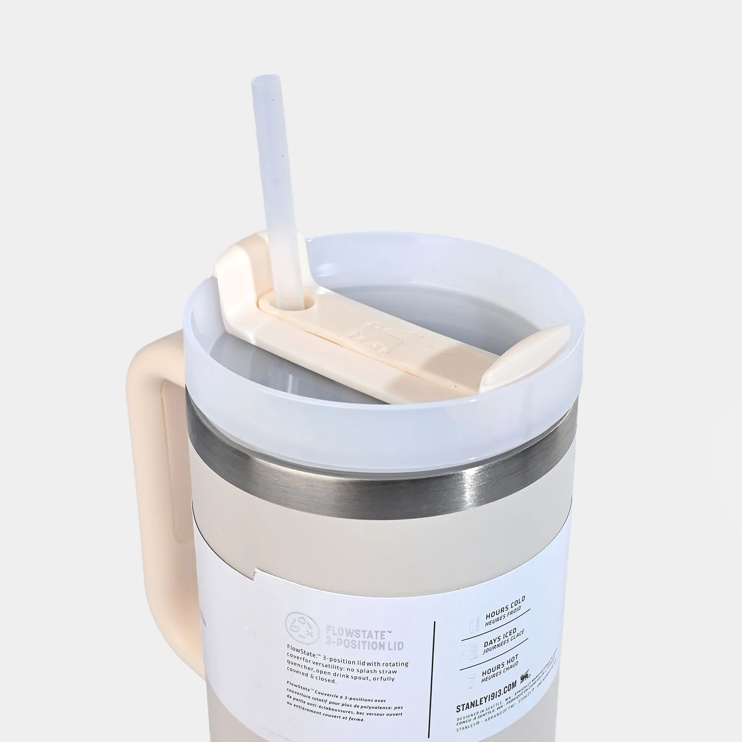 Premium Stainless Steel Tumbler with Handle – 40 oz - Image 2
