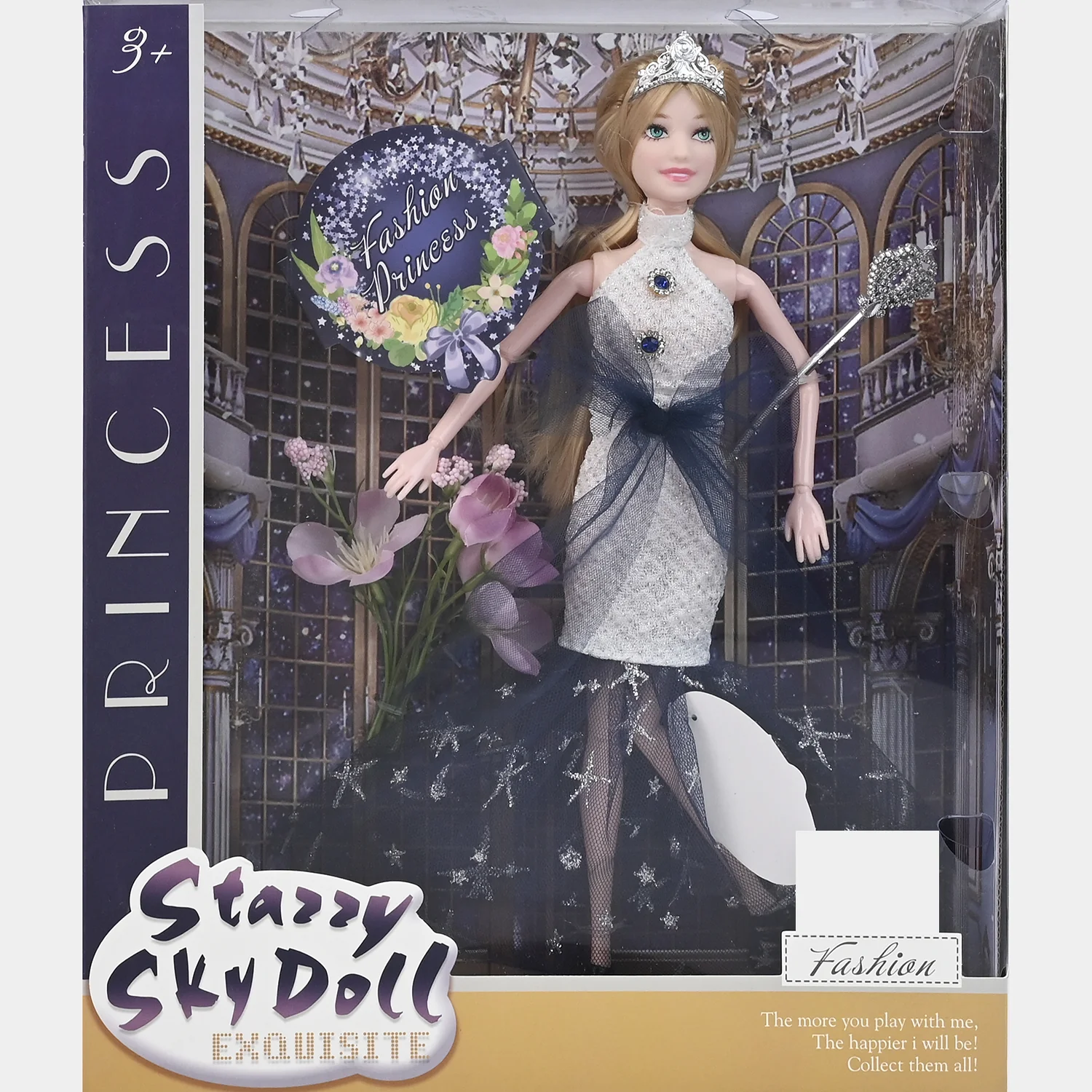 Starry Sky Princess Doll – Midnight Elegance Edition - Image 5