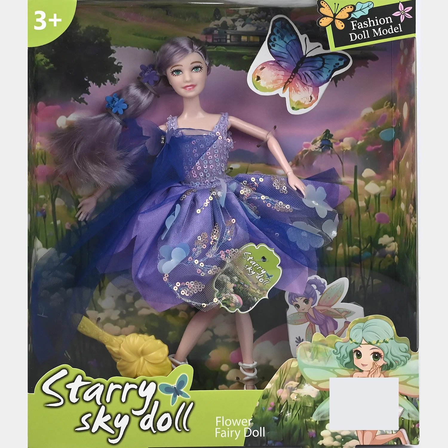 Starry Sky Doll – Flower Fairy Fashion Doll - Image 5