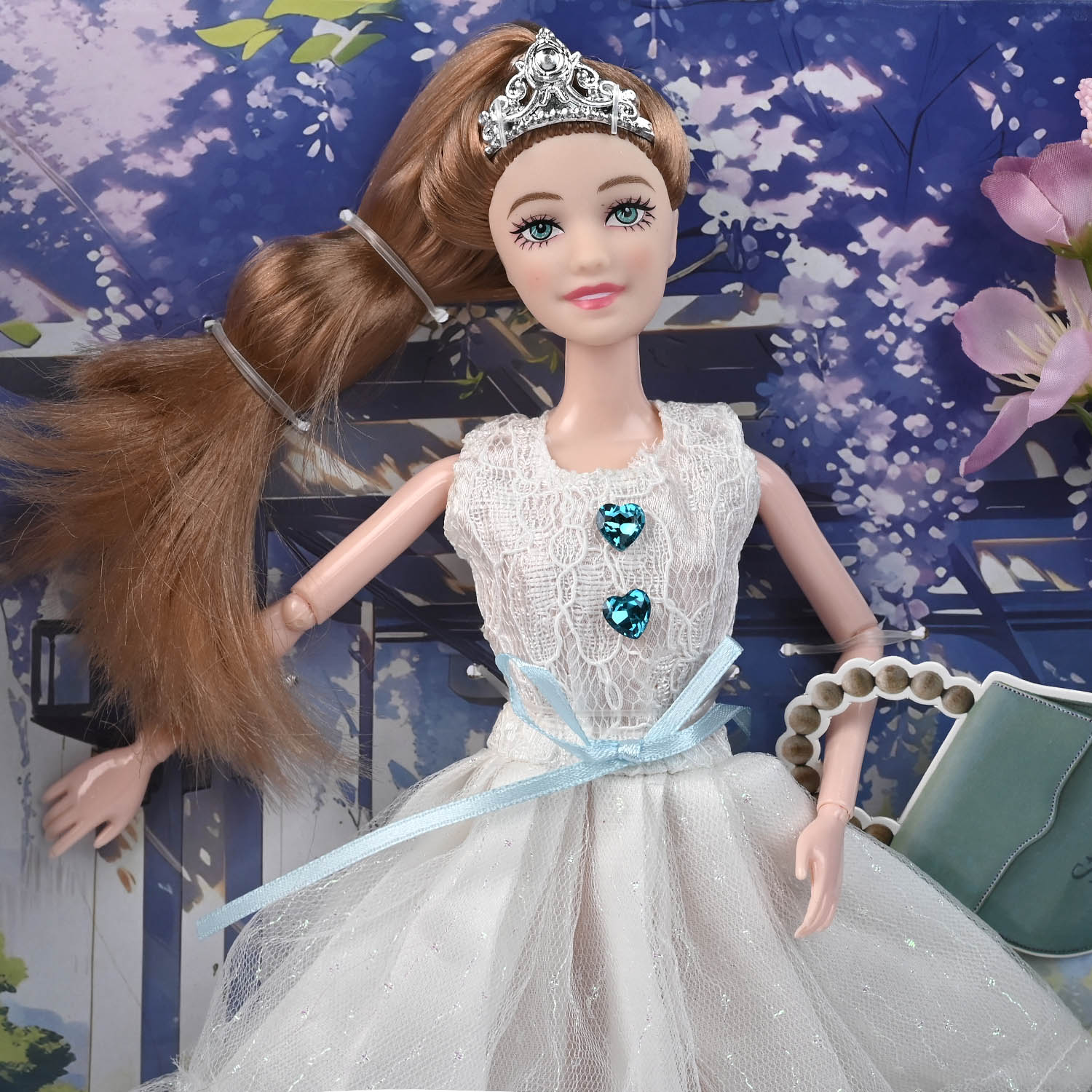 Starry Sky Princess Doll β Elegant Dress & Accessories Playset - Image 3