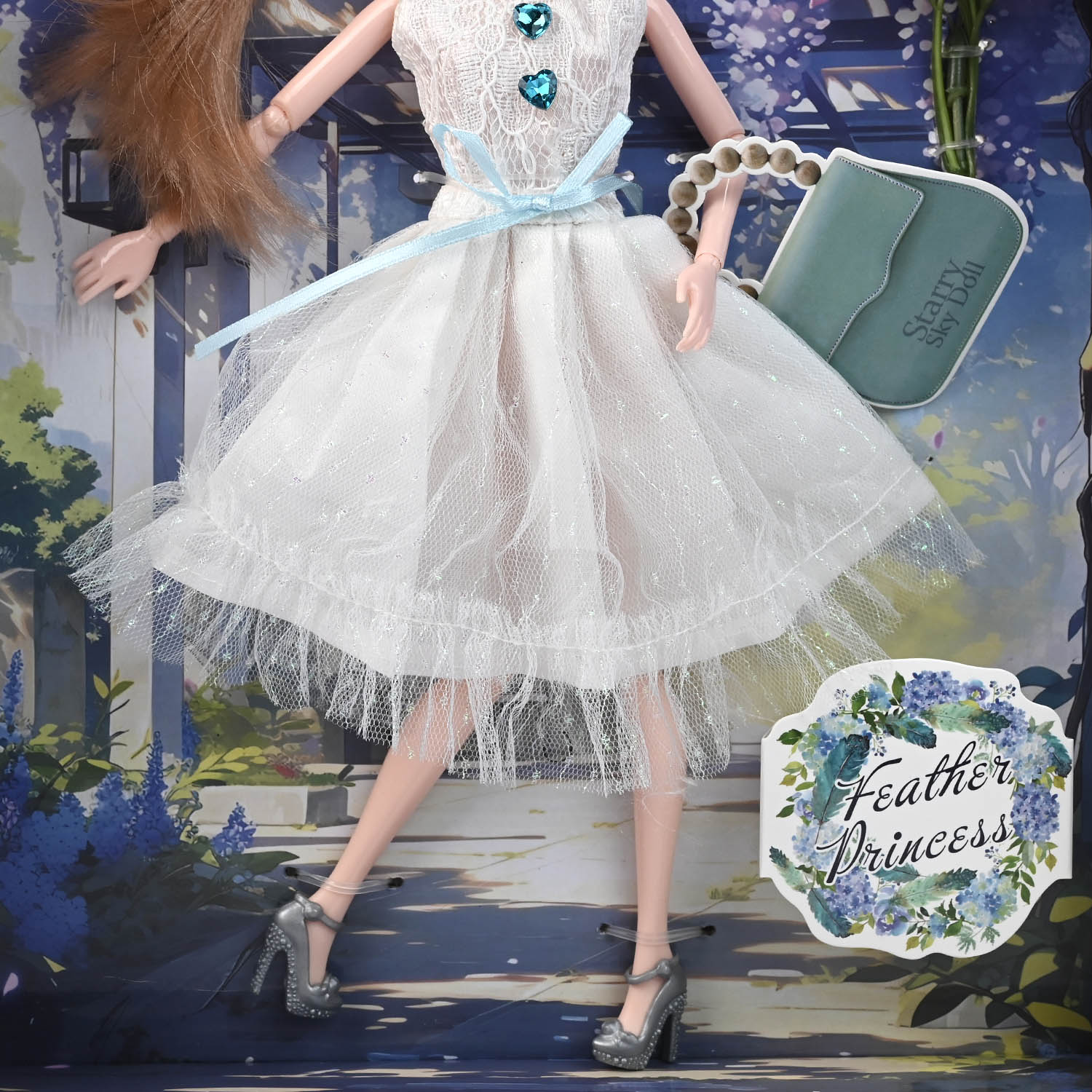 Starry Sky Princess Doll β Elegant Dress & Accessories Playset - Image 4