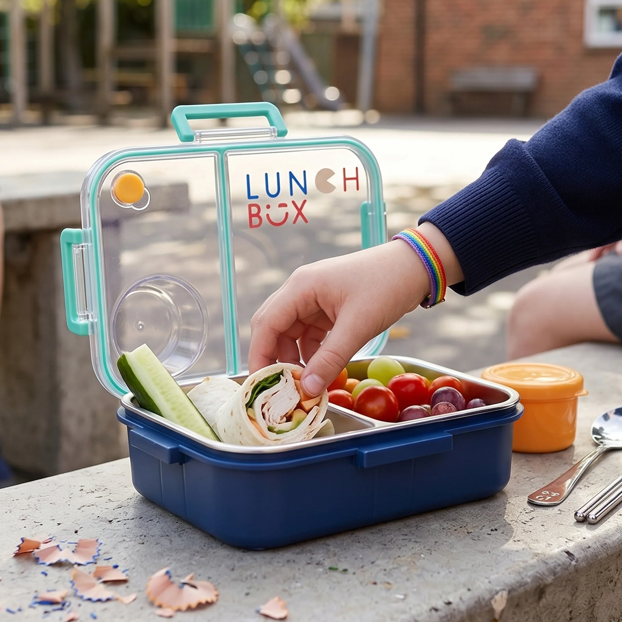 Stainless Steel Lunch Box for Kids - Image 2