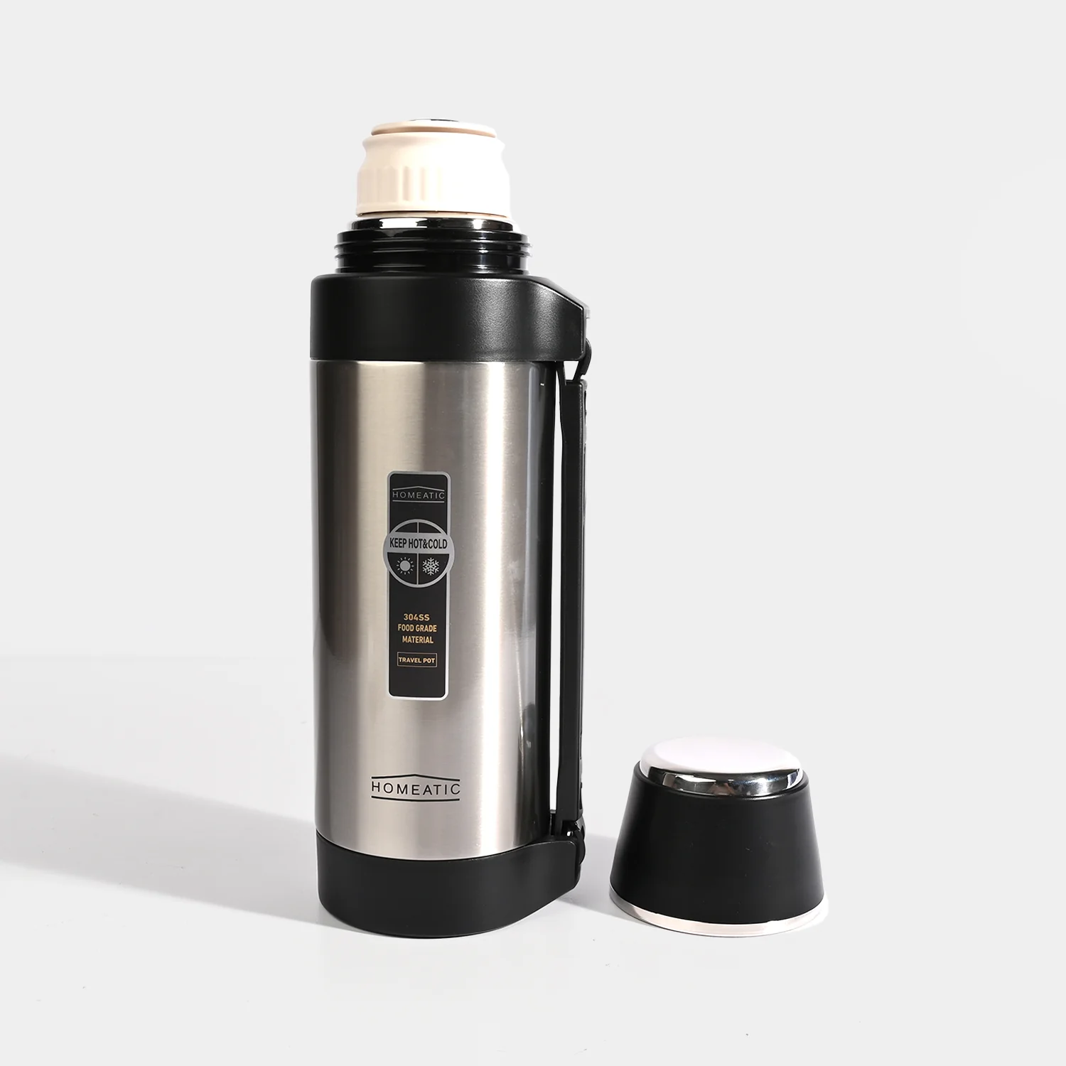 Stainless Steel Vacuum Flask Water Bottle | 1.5L - Image 2