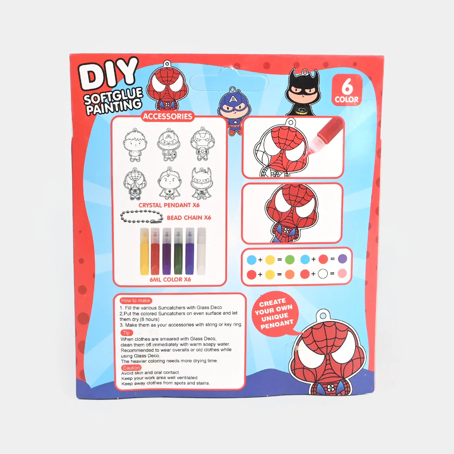 Sticky Art Painting Pendant Kit for Kids - Image 4