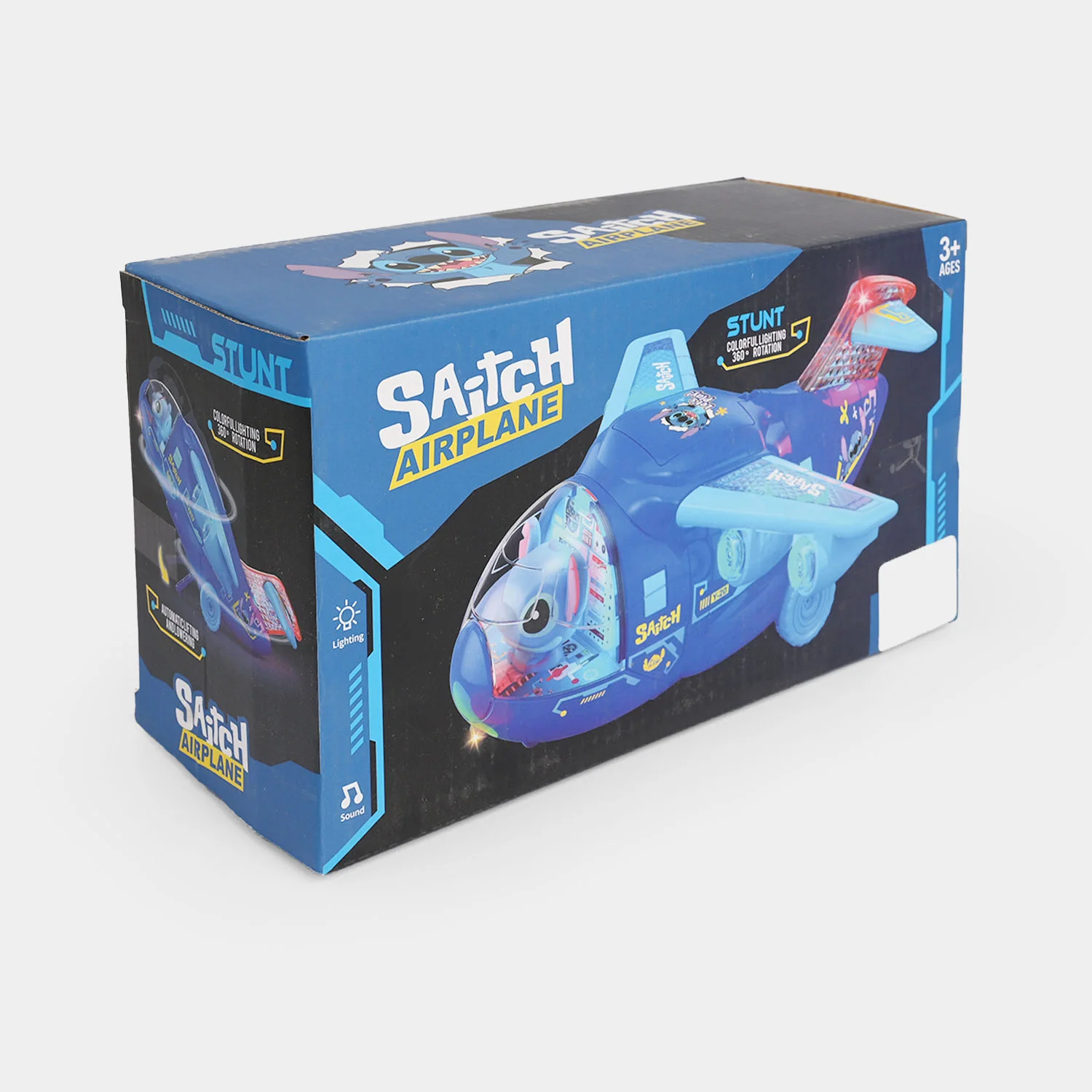Stunt Airplane Musical Toy Vehicle For Kids - Image 3