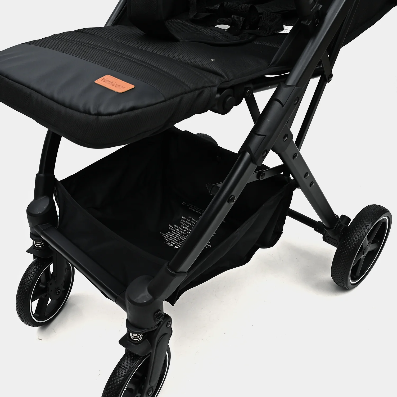 Foldable Lightweight Baby Stroller | 6518 Black - Image 3