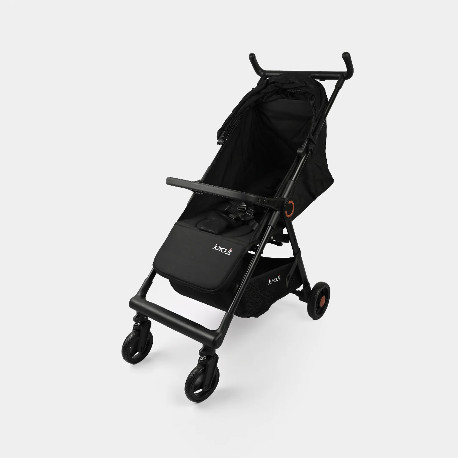 Compact & Foldable Baby Stroller JY-1332 Black - Image 12