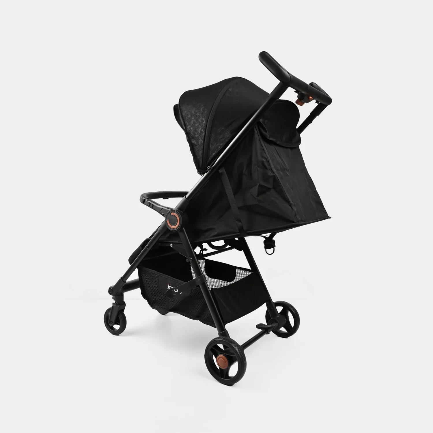 Compact & Foldable Baby Stroller JY-1332 Black - Image 2