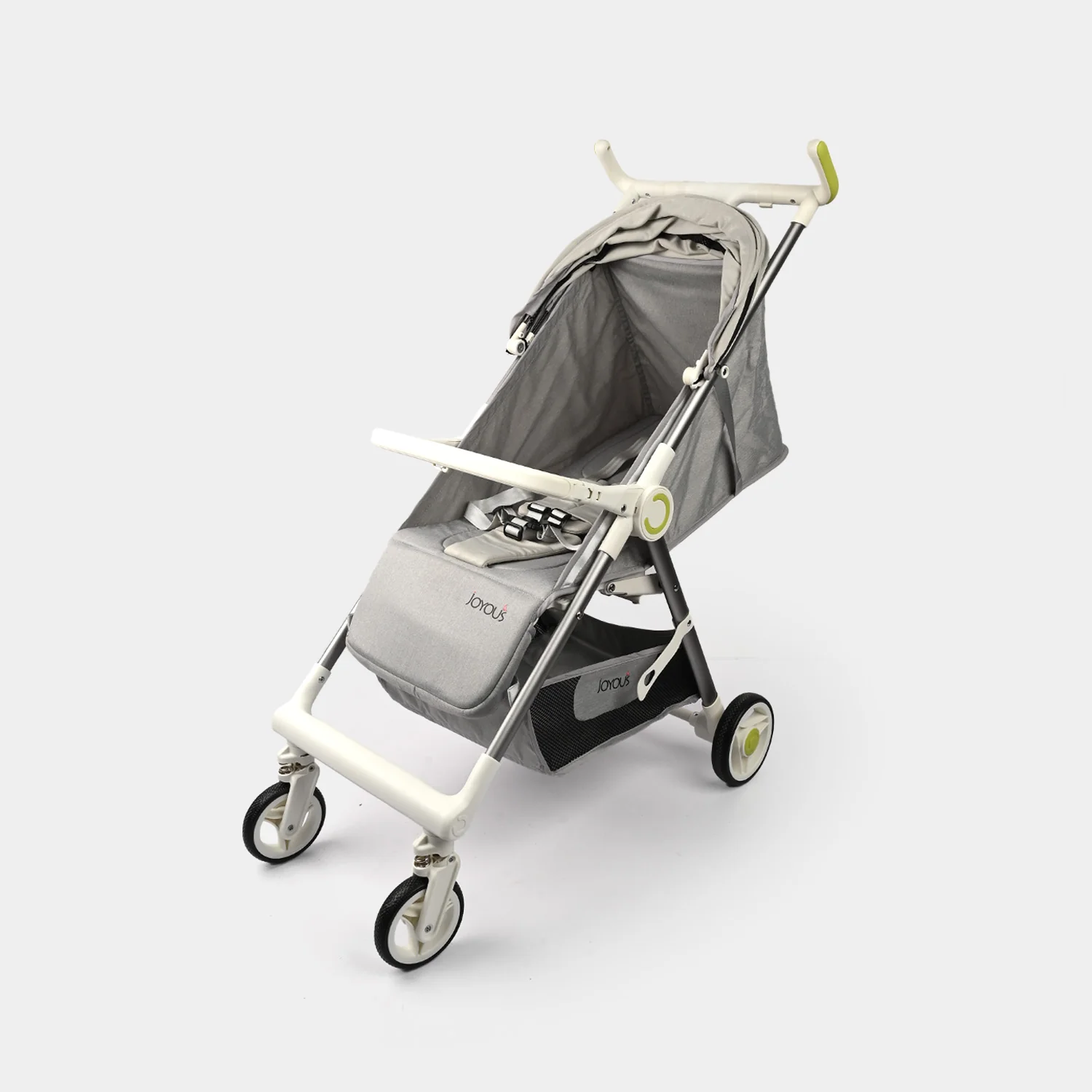 Compact & Foldable Baby Stroller JY-1332 Grey - Image 7