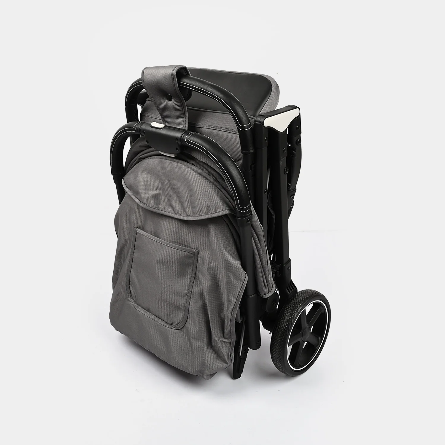 Foldable Baby Stroller JY501 Grey - Image 8