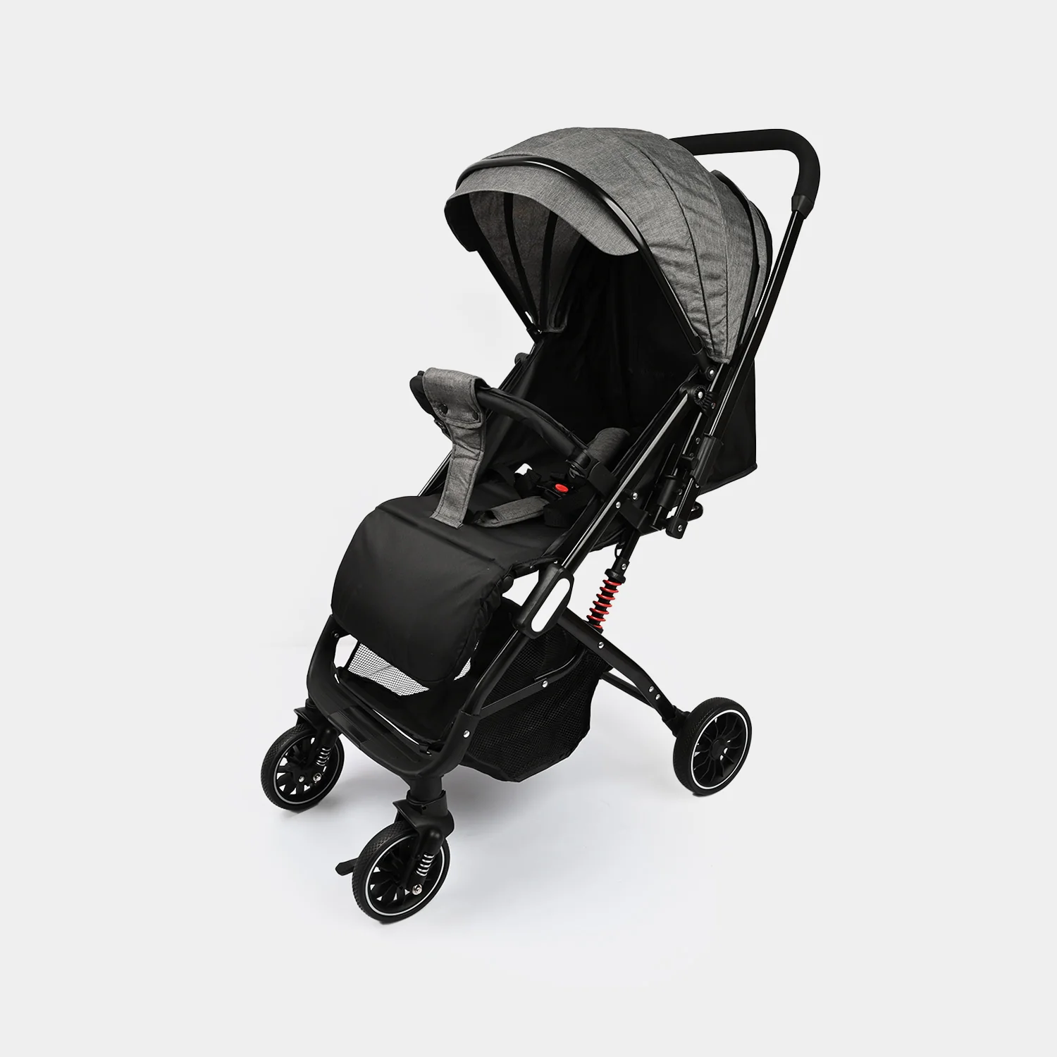 Lightweight Kids Foldable Stroller Z11 Grey - Image 2