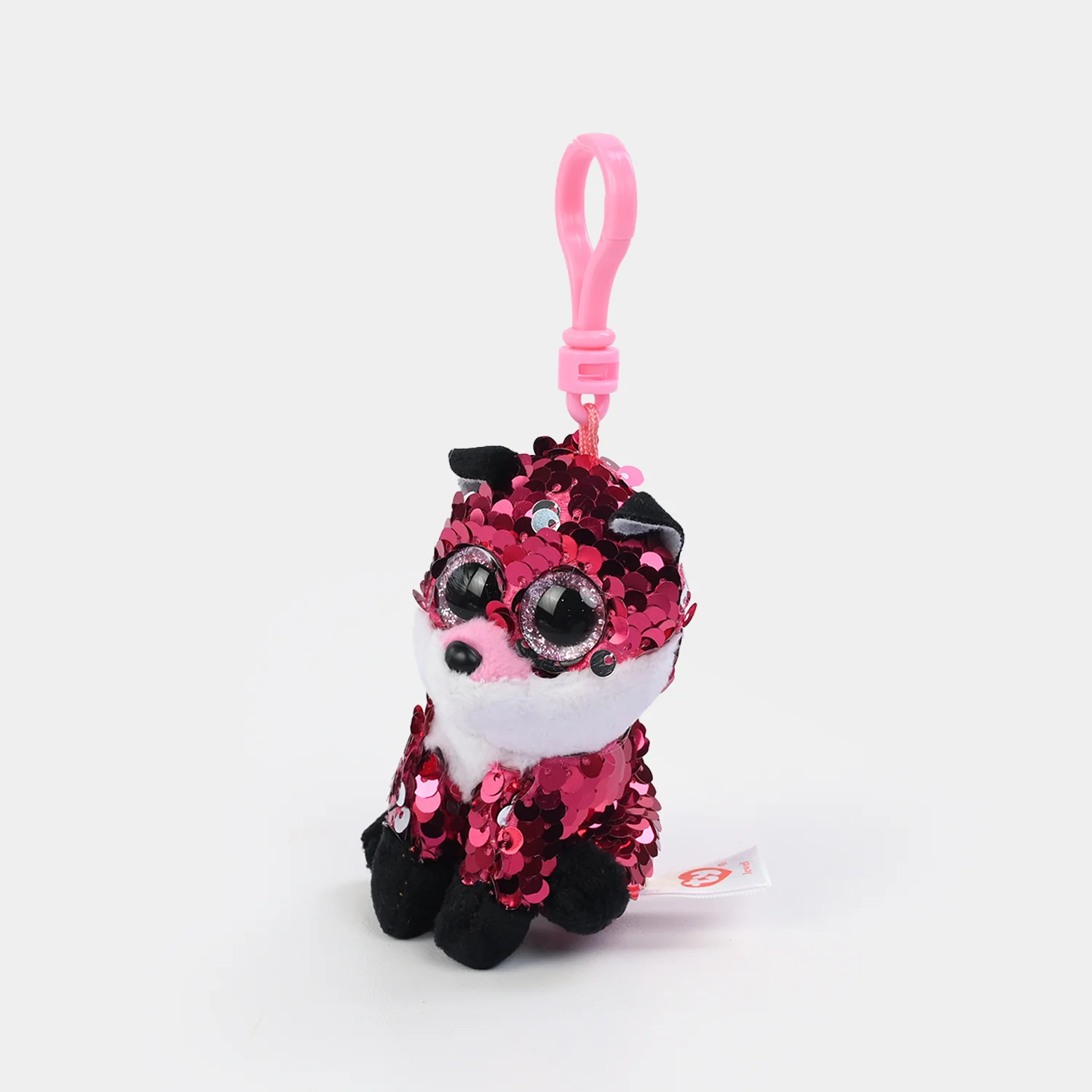 Stuffed Toy Sequin Keyring