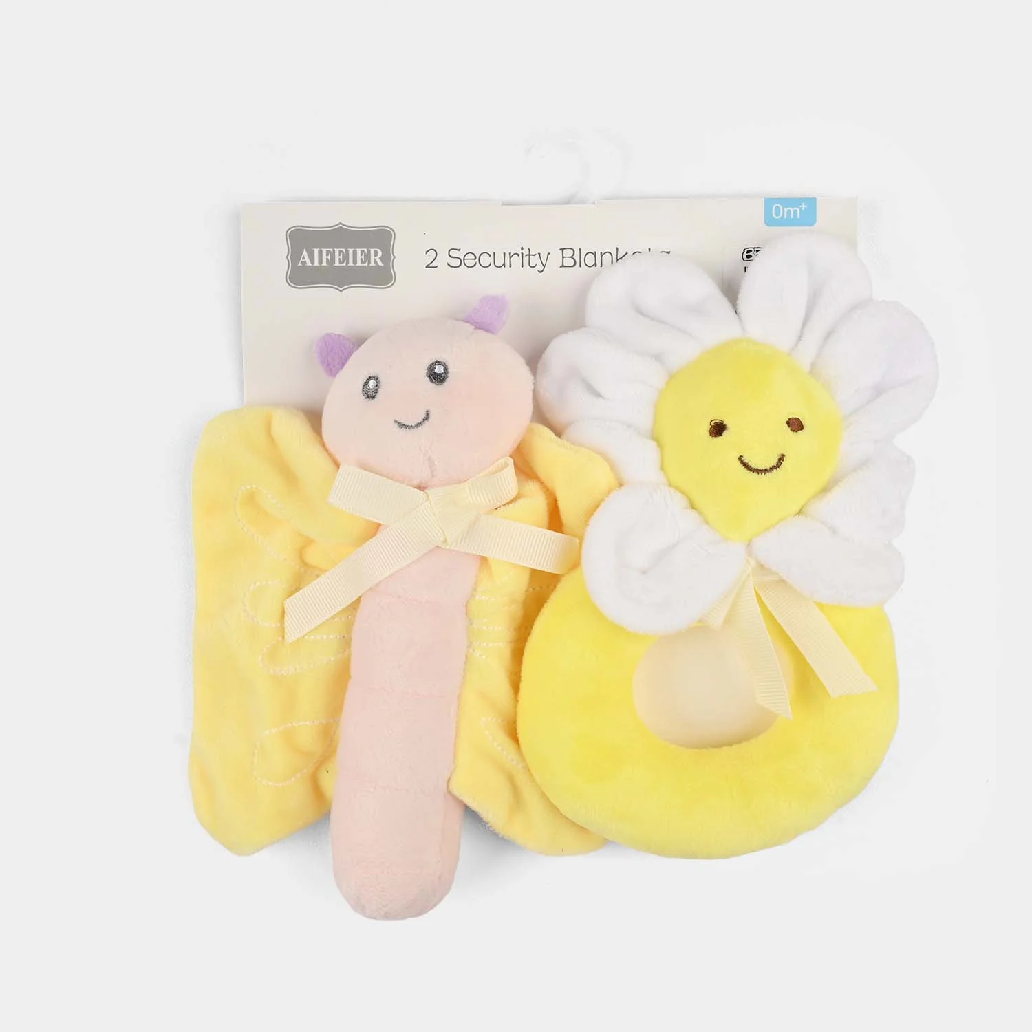2-Piece Baby Security Blanket Toy Set - Image 3
