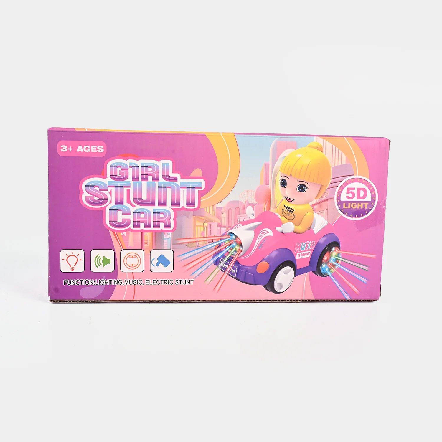 Interactive Battery-Operated Toy Car with Doll - Image 6