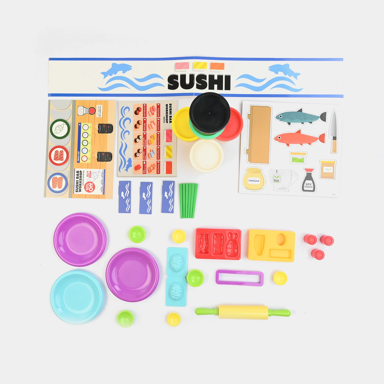 Sushi Bar Workshop Dough Set - Image 6