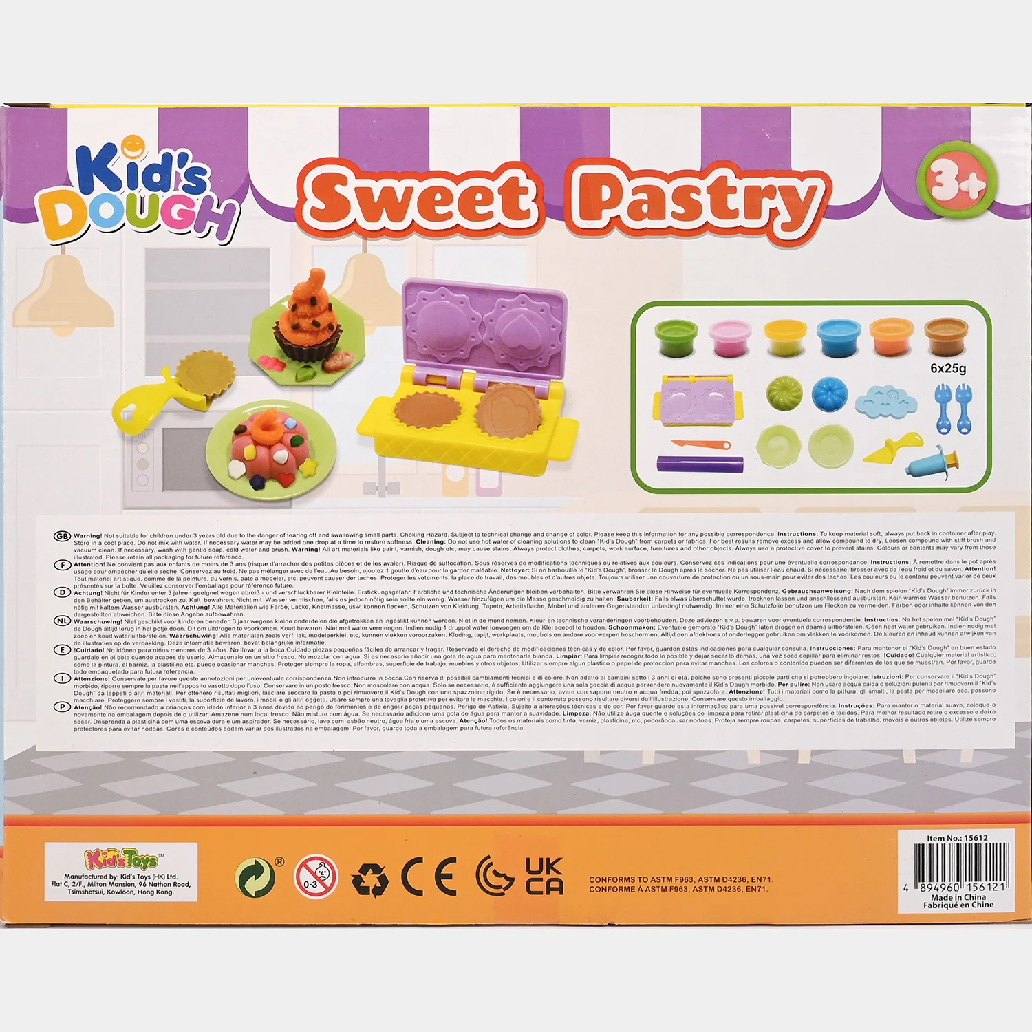 Dough Sweet Pastry Play Set - Image 4