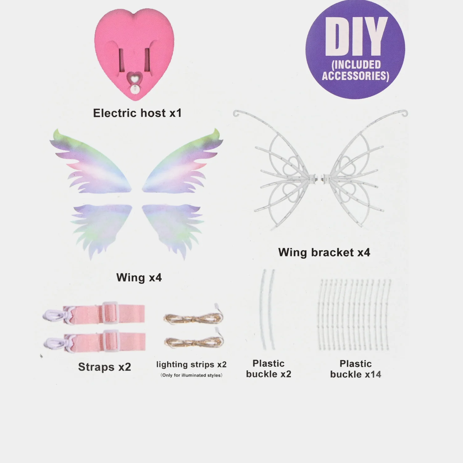 Electric DIY Sparkling Angel Wings - Image 2