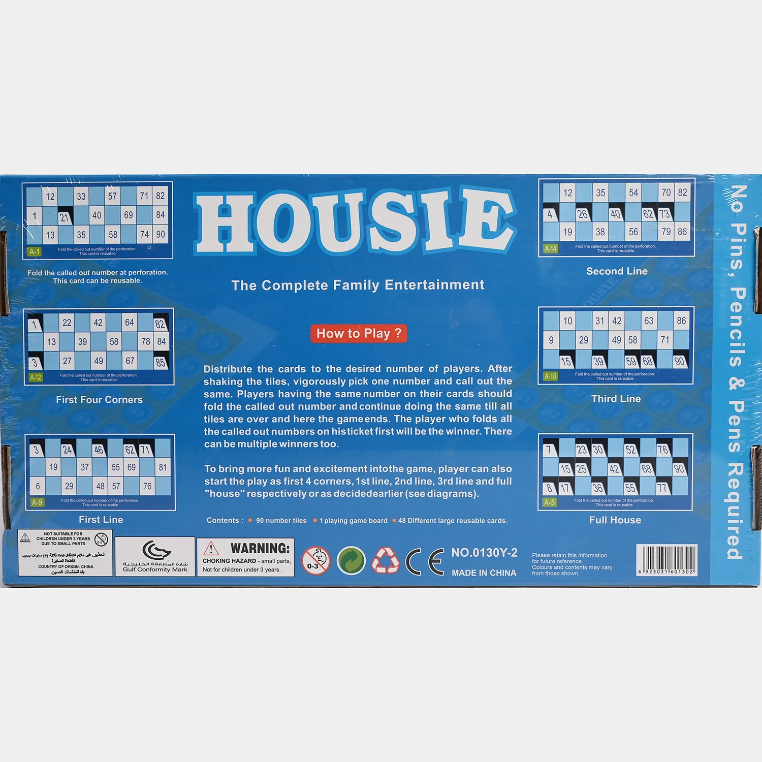 Traditional Bingo Lotto Style Family Board Game - Image 3