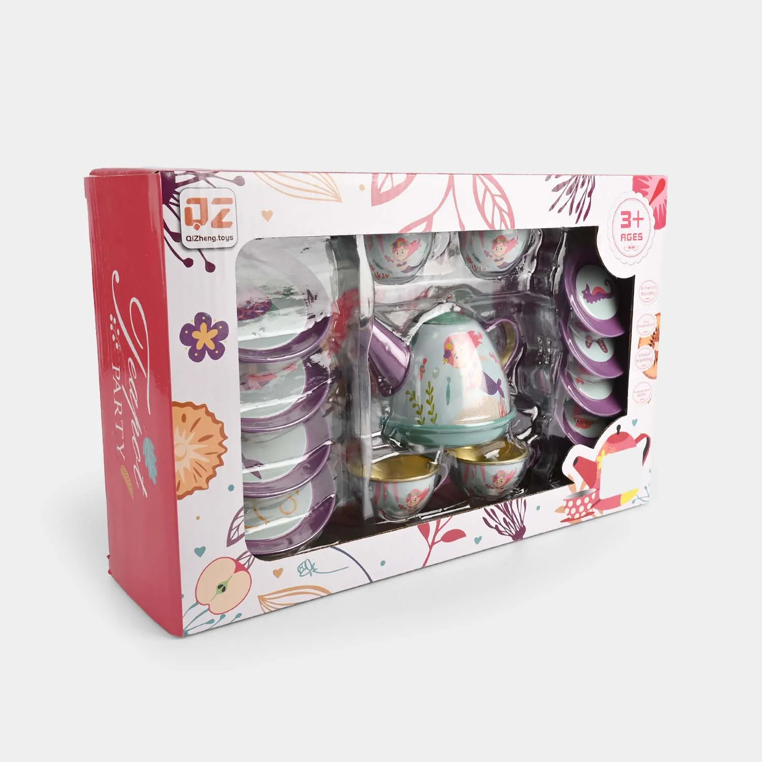 Kids Metal Tea Set Play Kit - Image 3